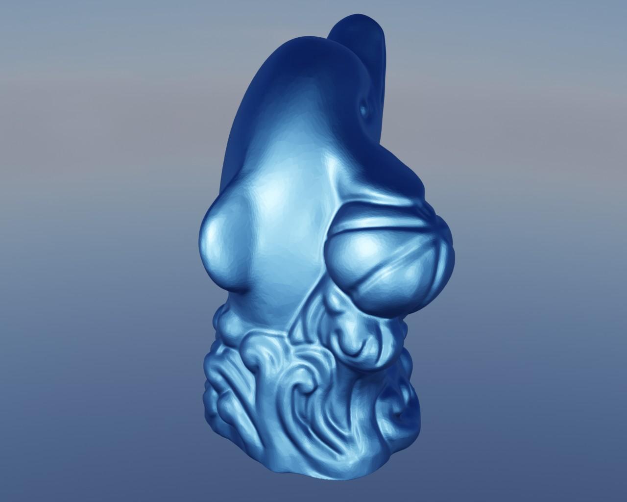 Dolphin balloon 3d model