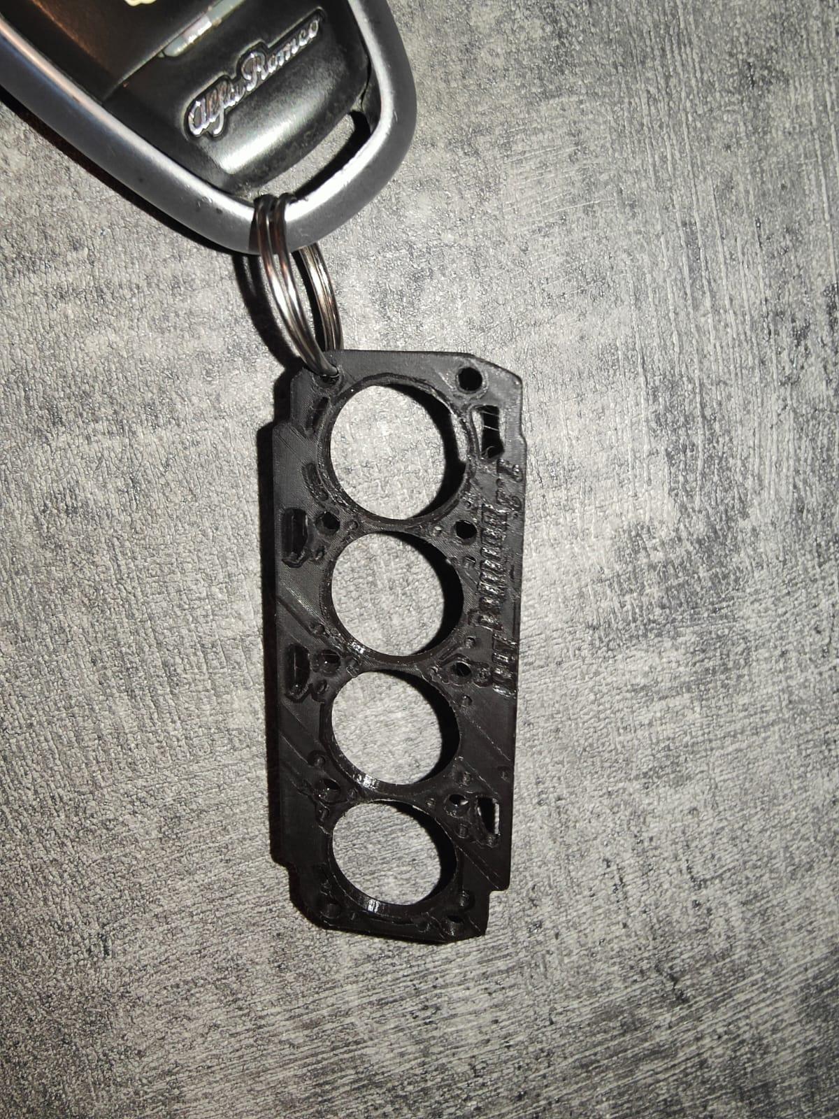 Alfa Romeo 2.2 Diesel Head-Gasket Keychain ; Engine: 2.2 Multijet AT8.stl 3d model