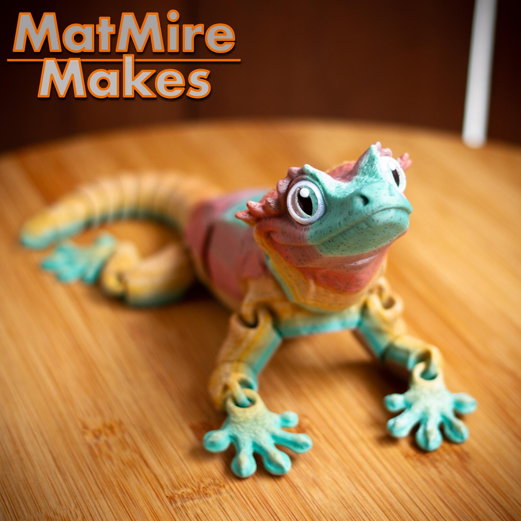 Crested Gecko - Articulated Figure 3d model