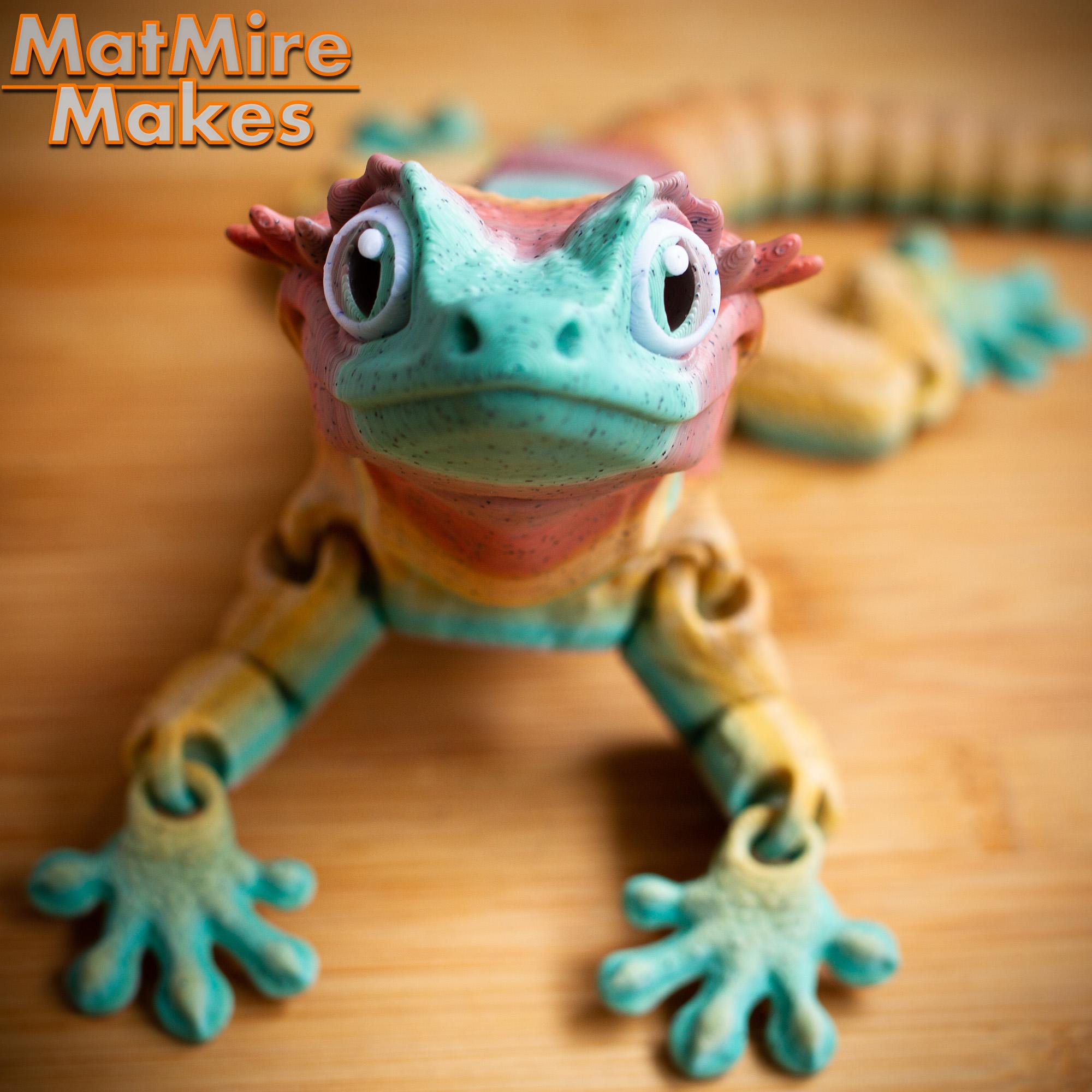 Crested Gecko - Articulated Figure 3d model