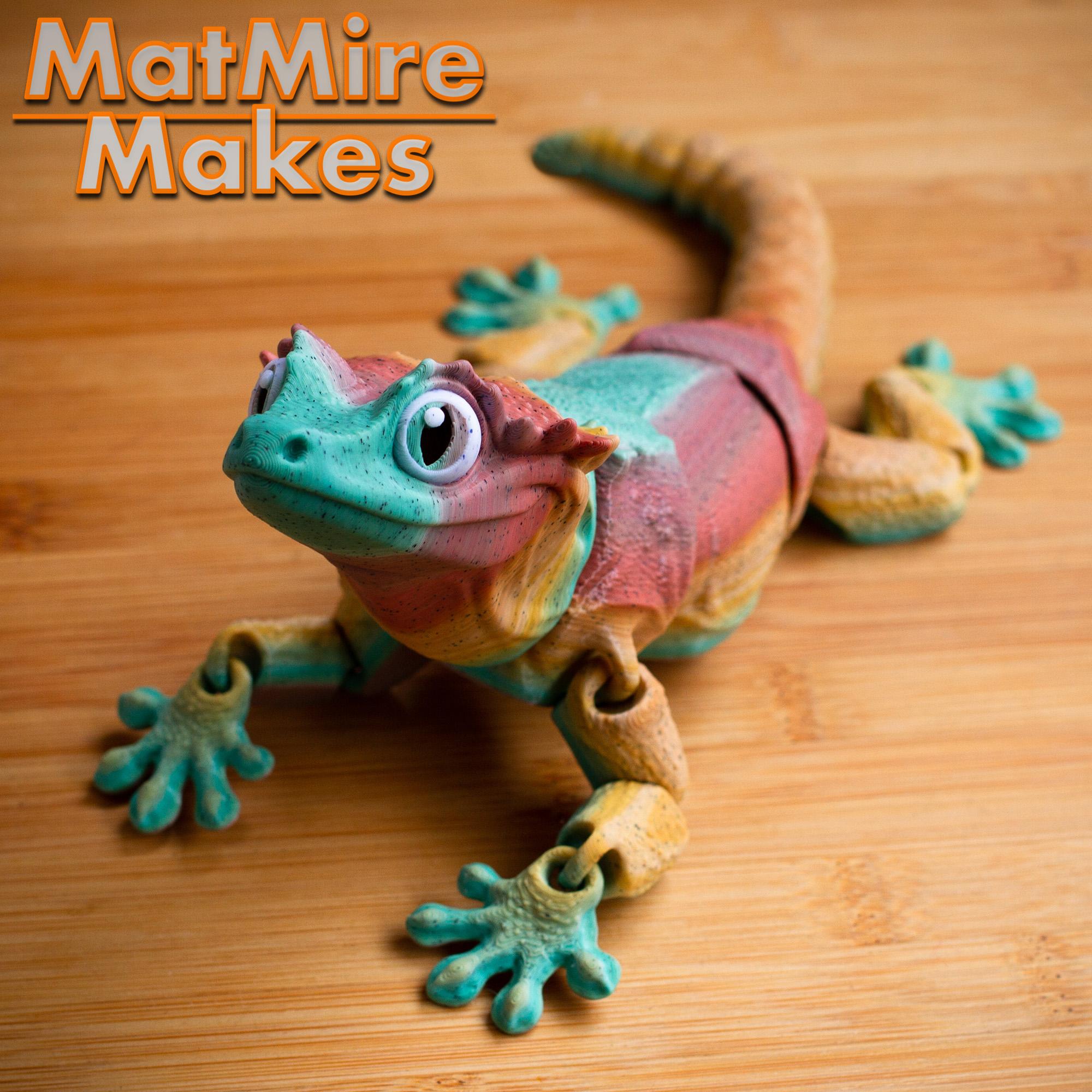 Crested Gecko - Articulated Figure 3d model