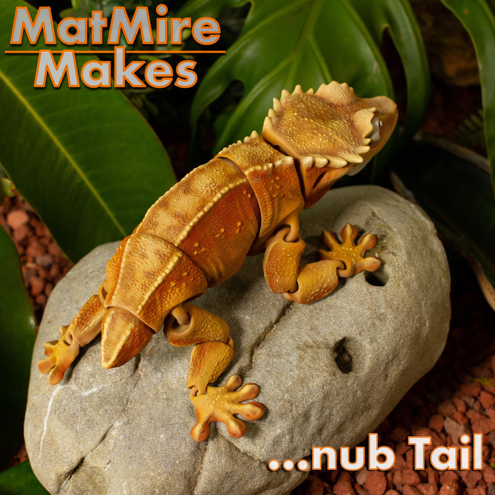 Crested Gecko - Articulated Figure 3d model