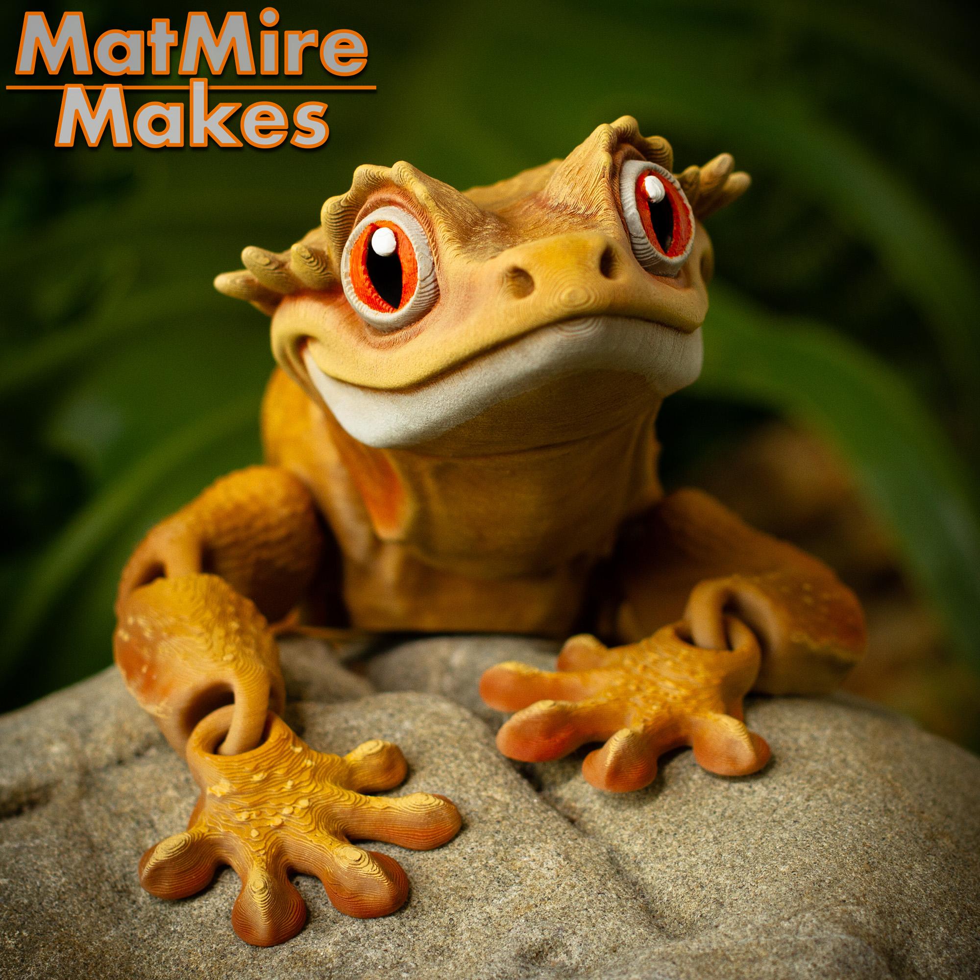 Crested Gecko - Articulated Figure 3d model