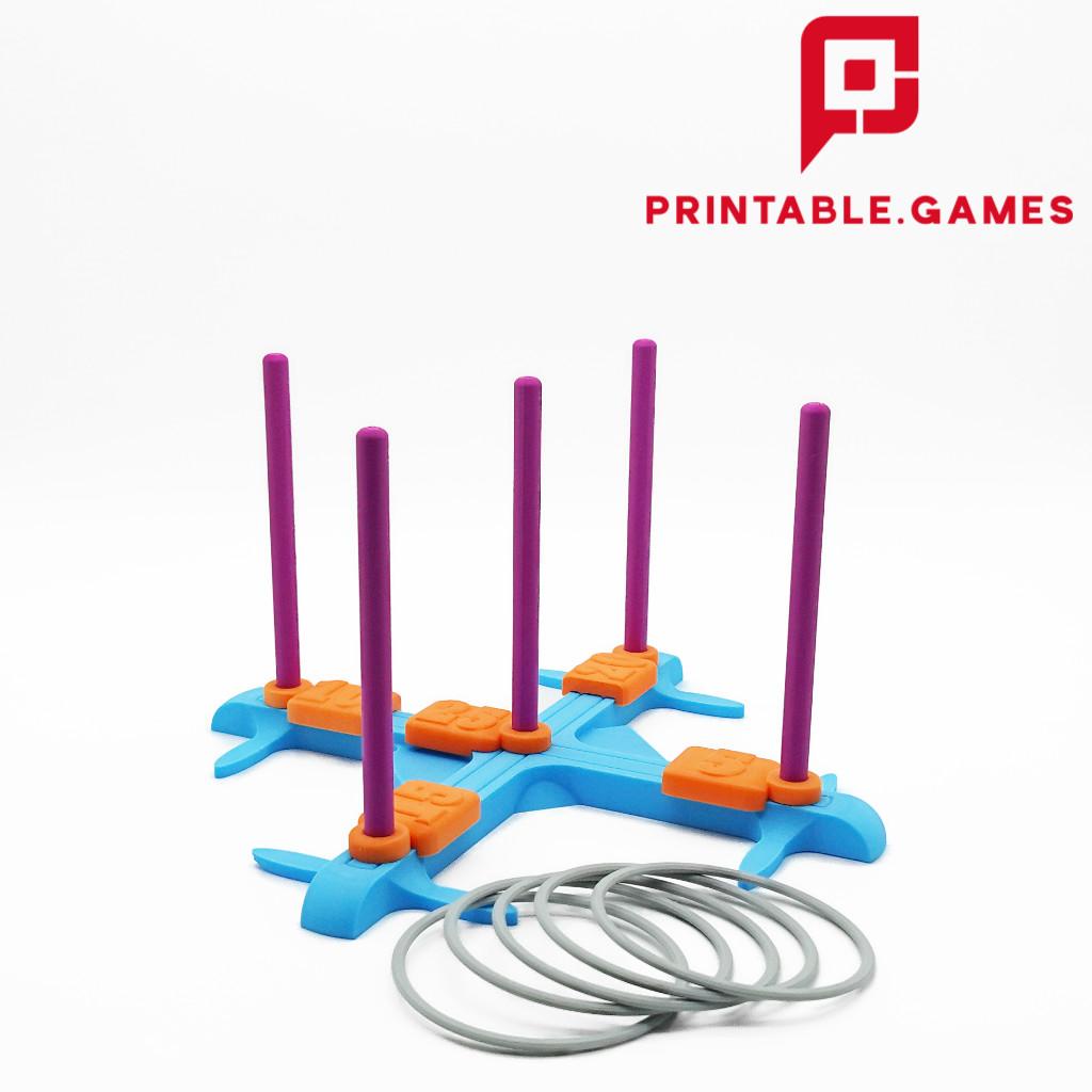 CLASSIC RING TOSS GAME 3d model