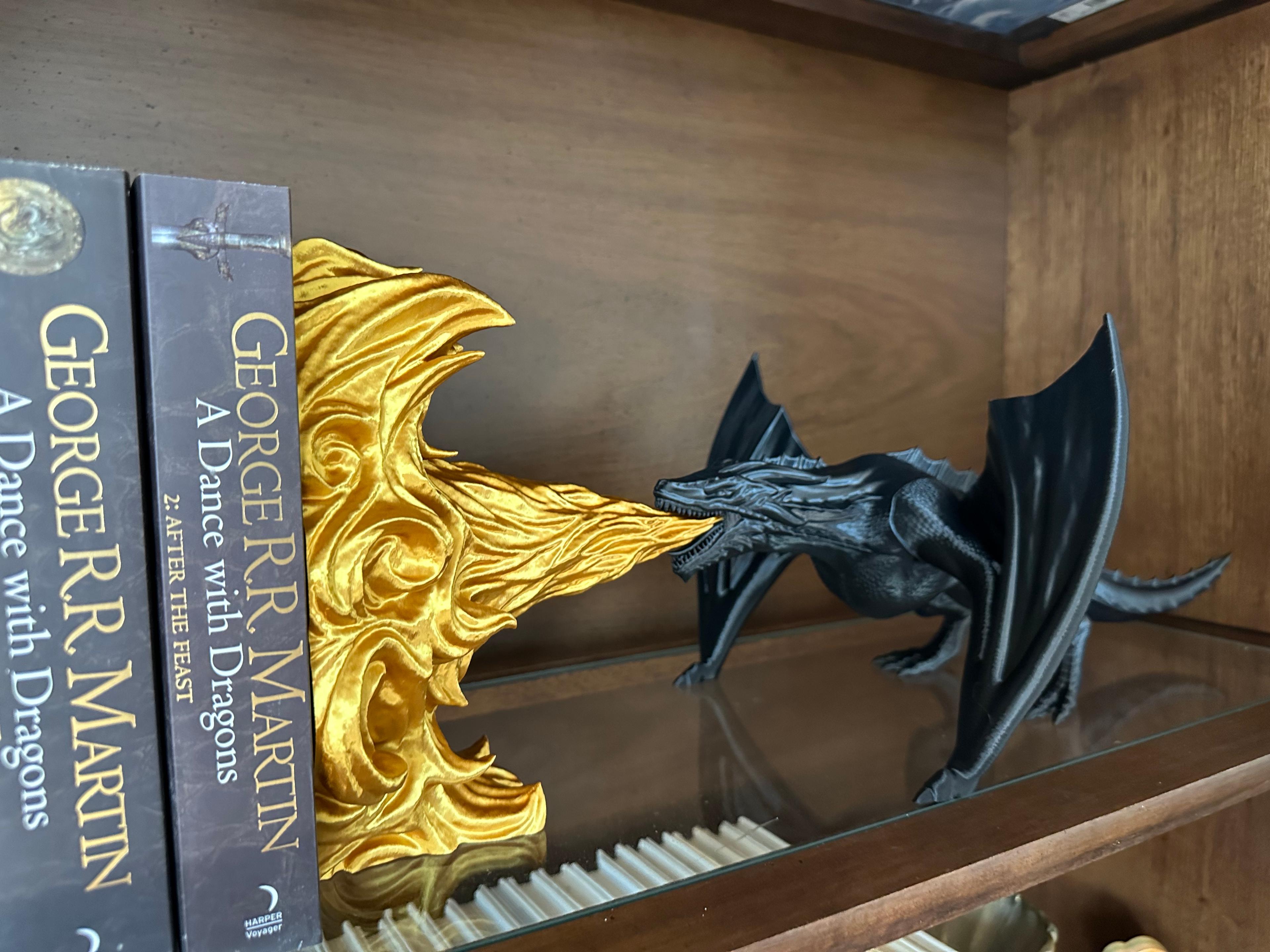 Dragon's Breath Bookend 3d model