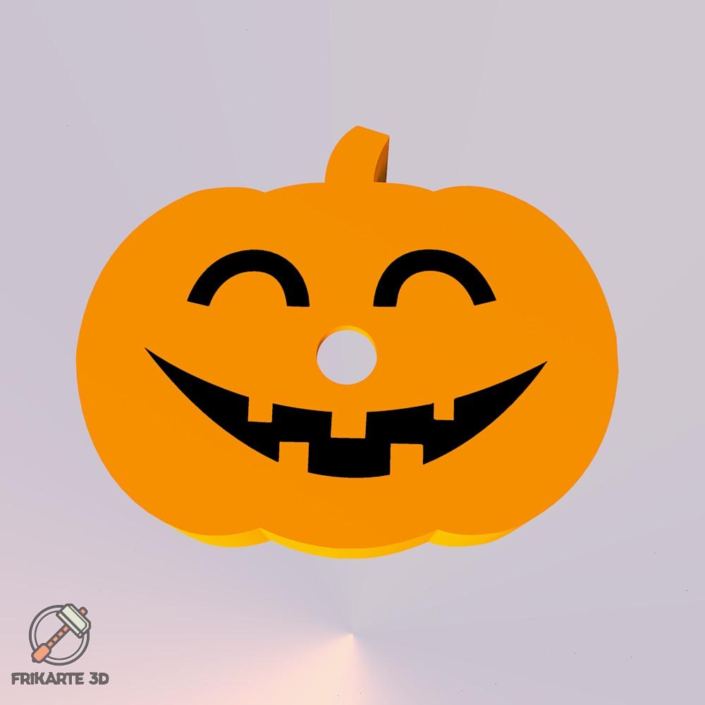 Halloween Pumpkin Candle Holder V2 Multipart 3d model