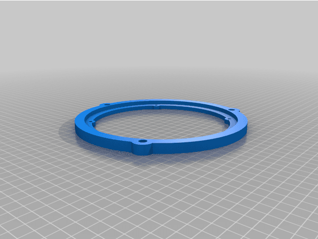 Fiat Grande Punto 199 Front 17 cm Speaker adapter ring 3d model