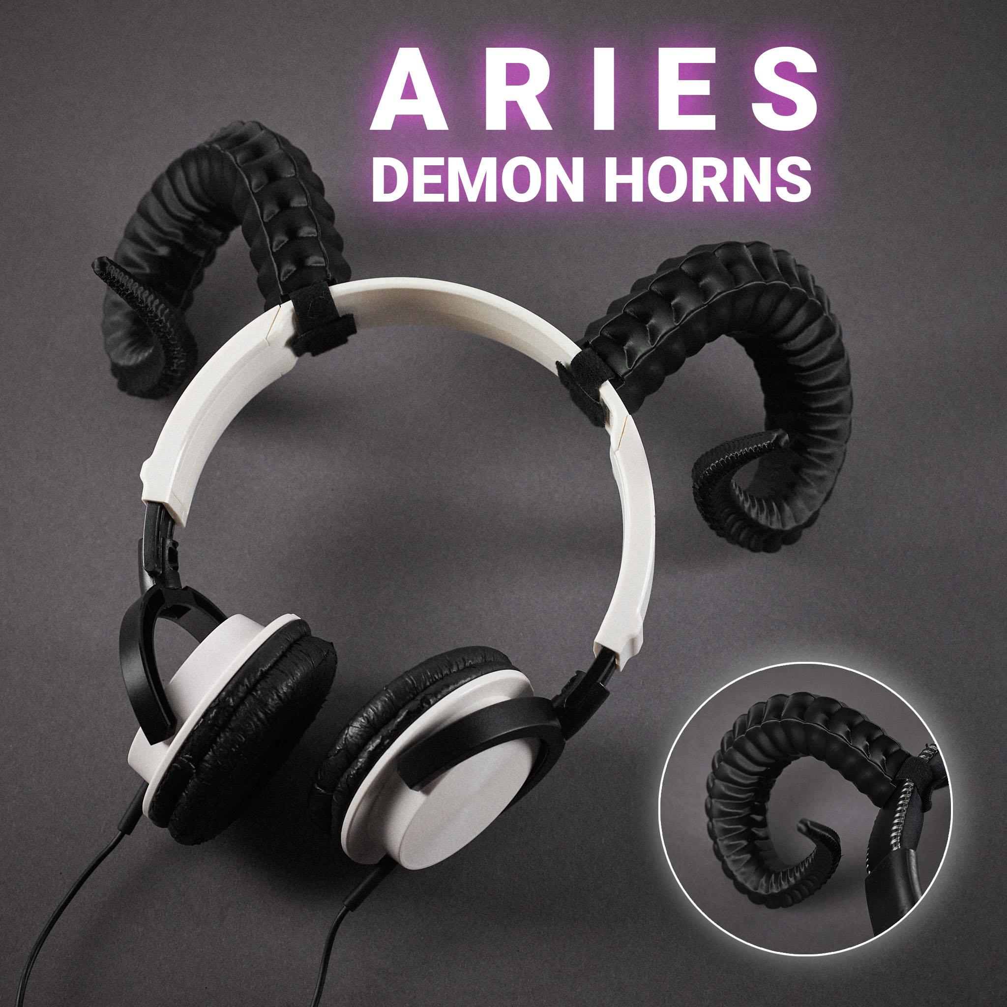 Aries Demon Horns 3d model