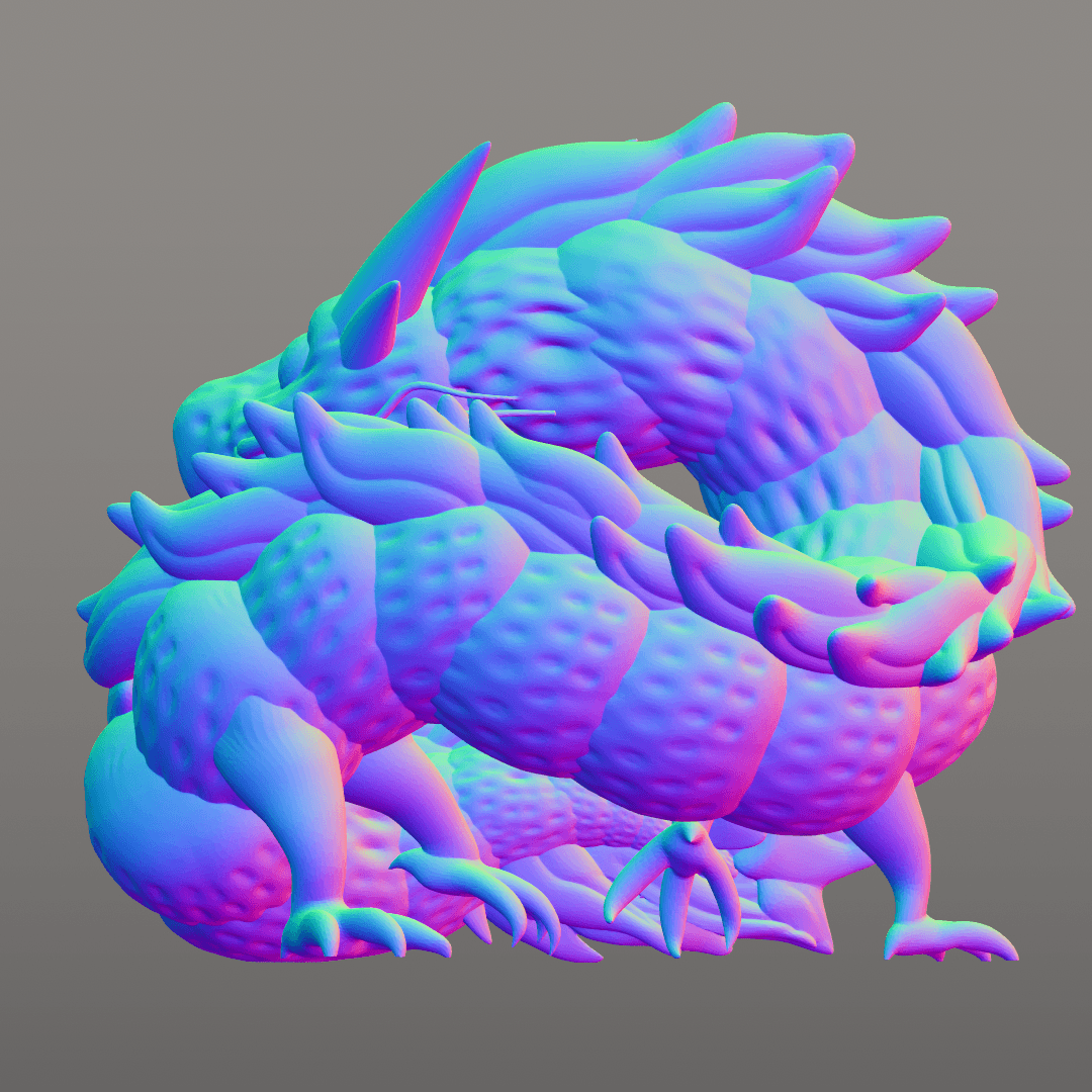 Strawberry Dragon 3d model