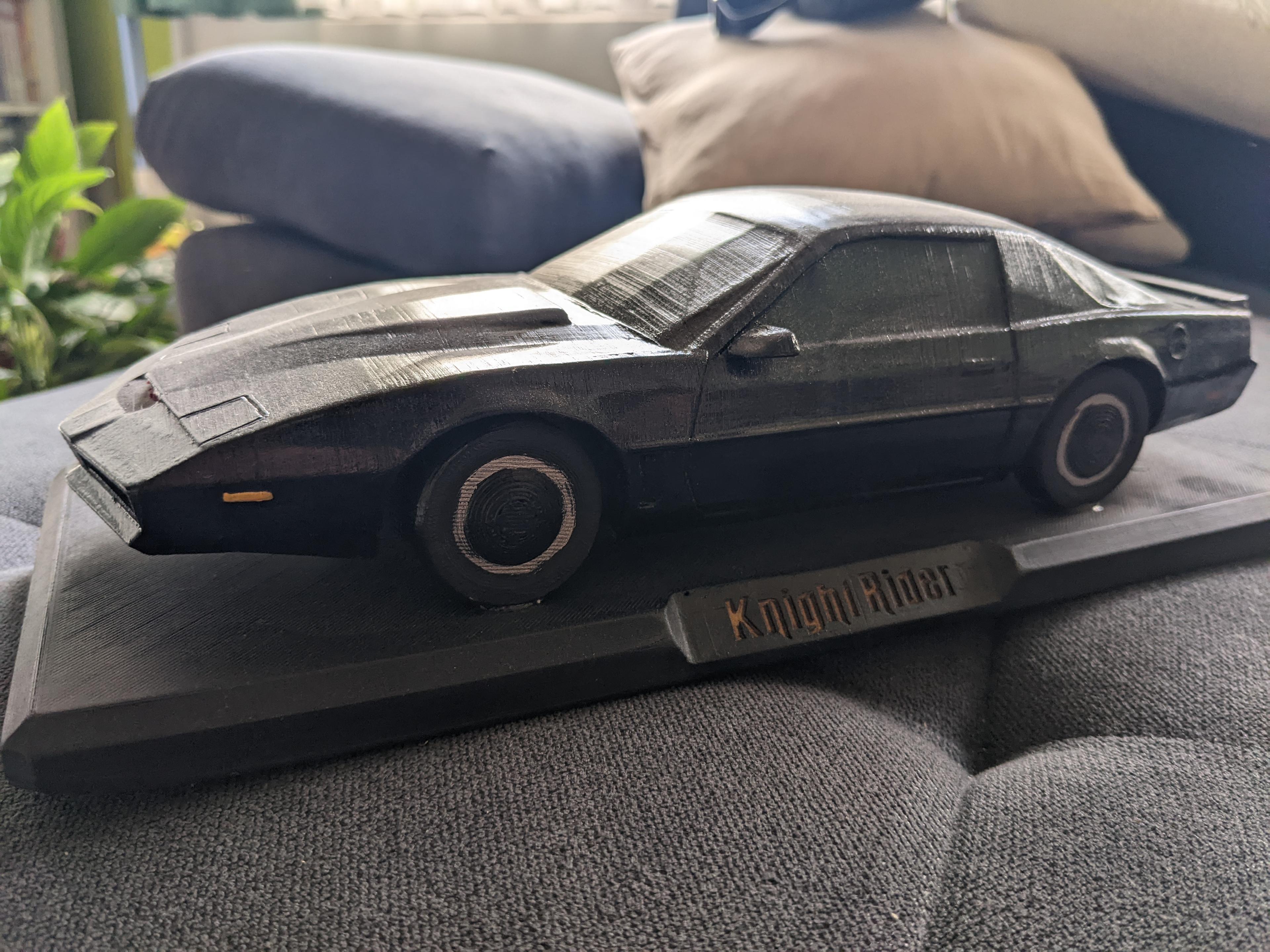 Knight Rider KITT pedestal 3d model