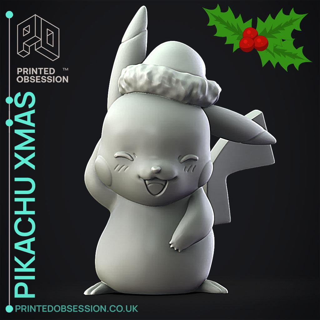 pikachu xmas - Pokemon - Fan Art 3d model