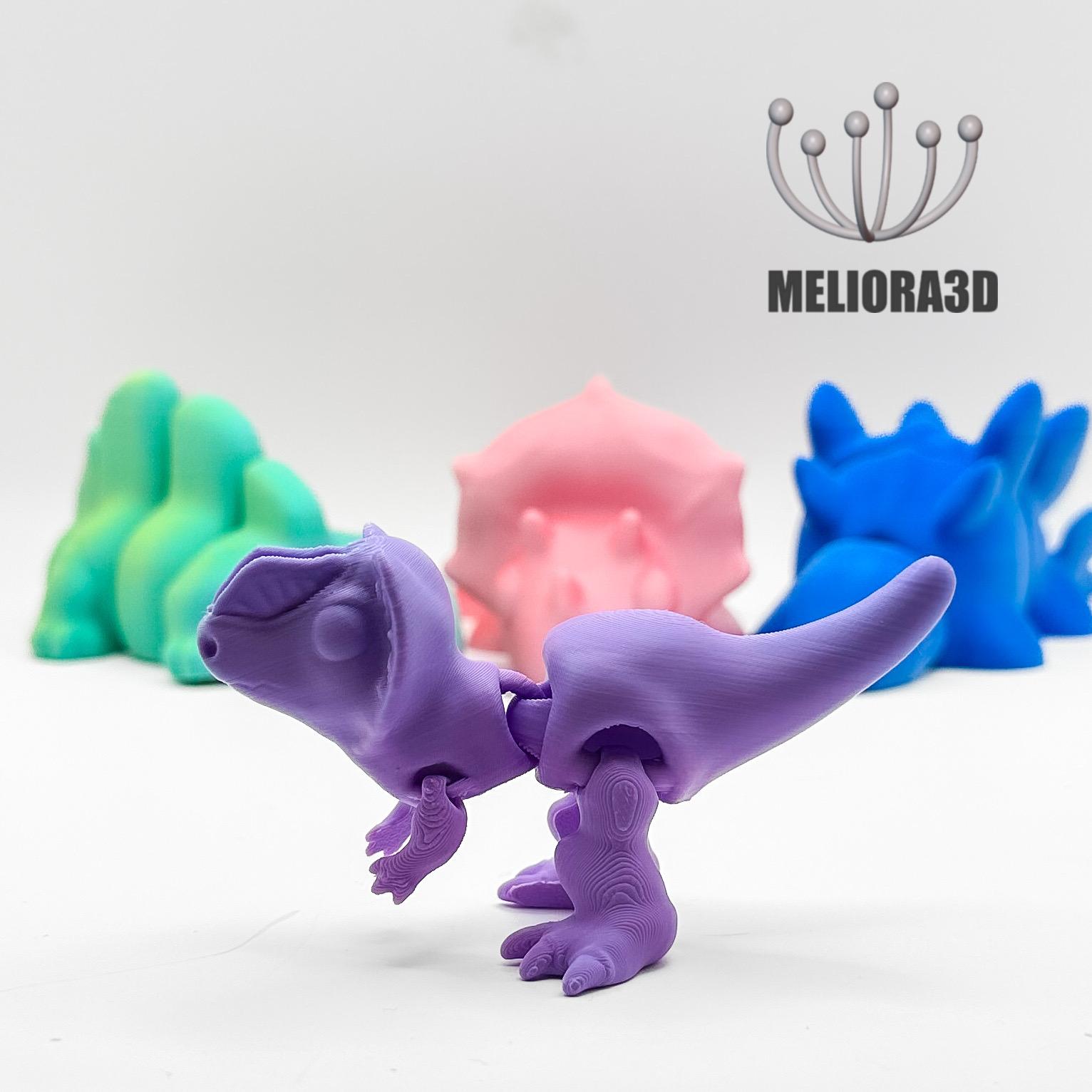 M3D - Flexi Baby Dilophosaurus 3d model