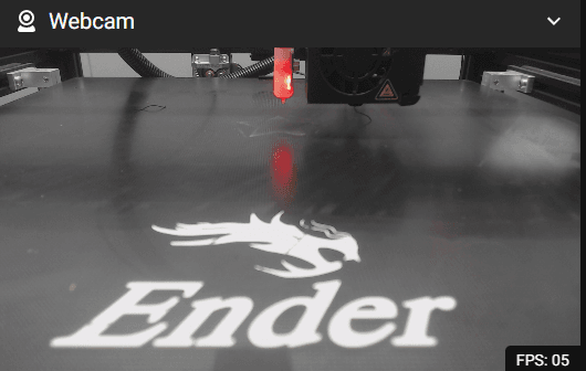 ender 5 plus camera frame mount 3d model