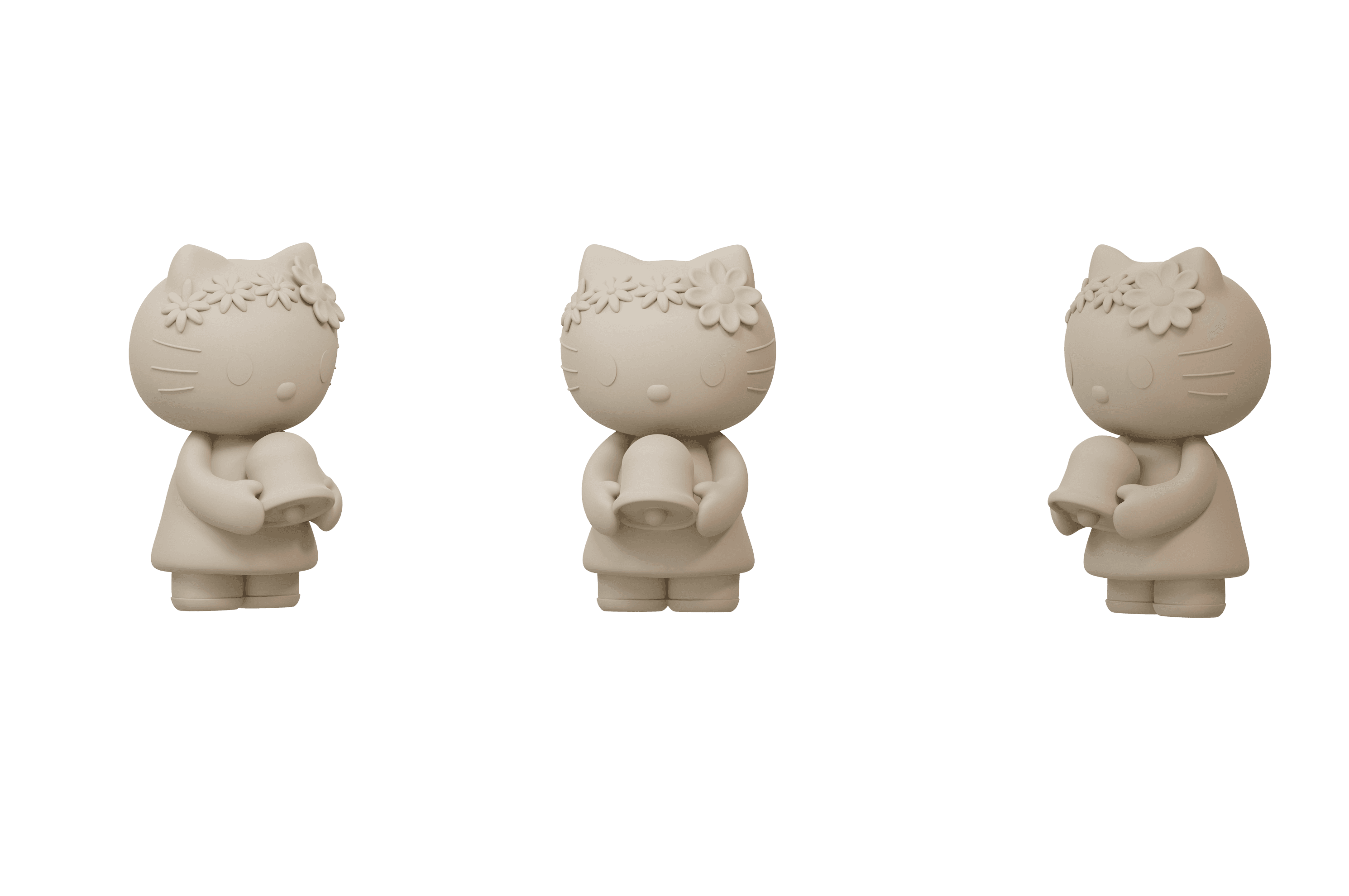 Hello Kitty Bell 3d model