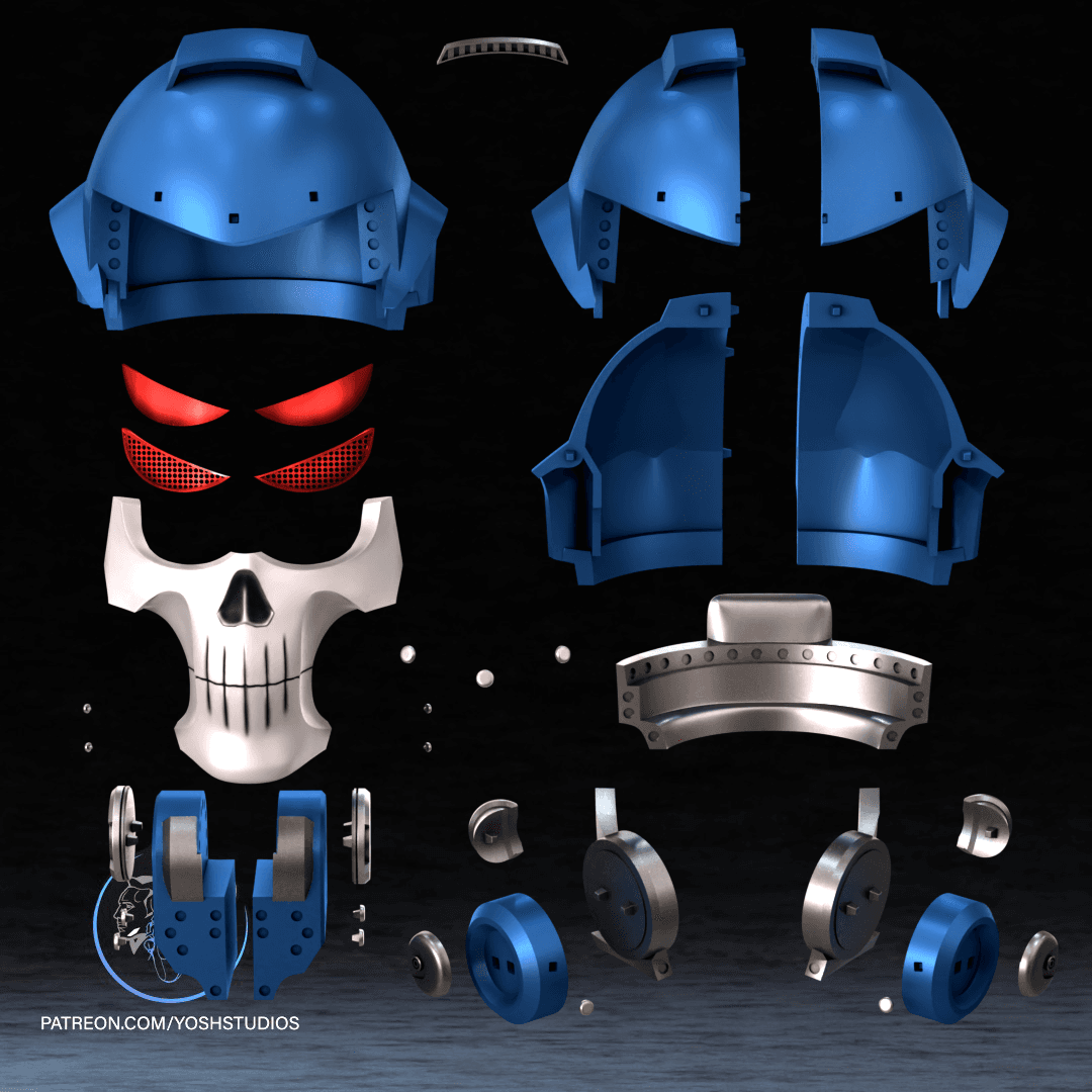 SM2 Vanguard Helmet 3D Printer STL File 3d model