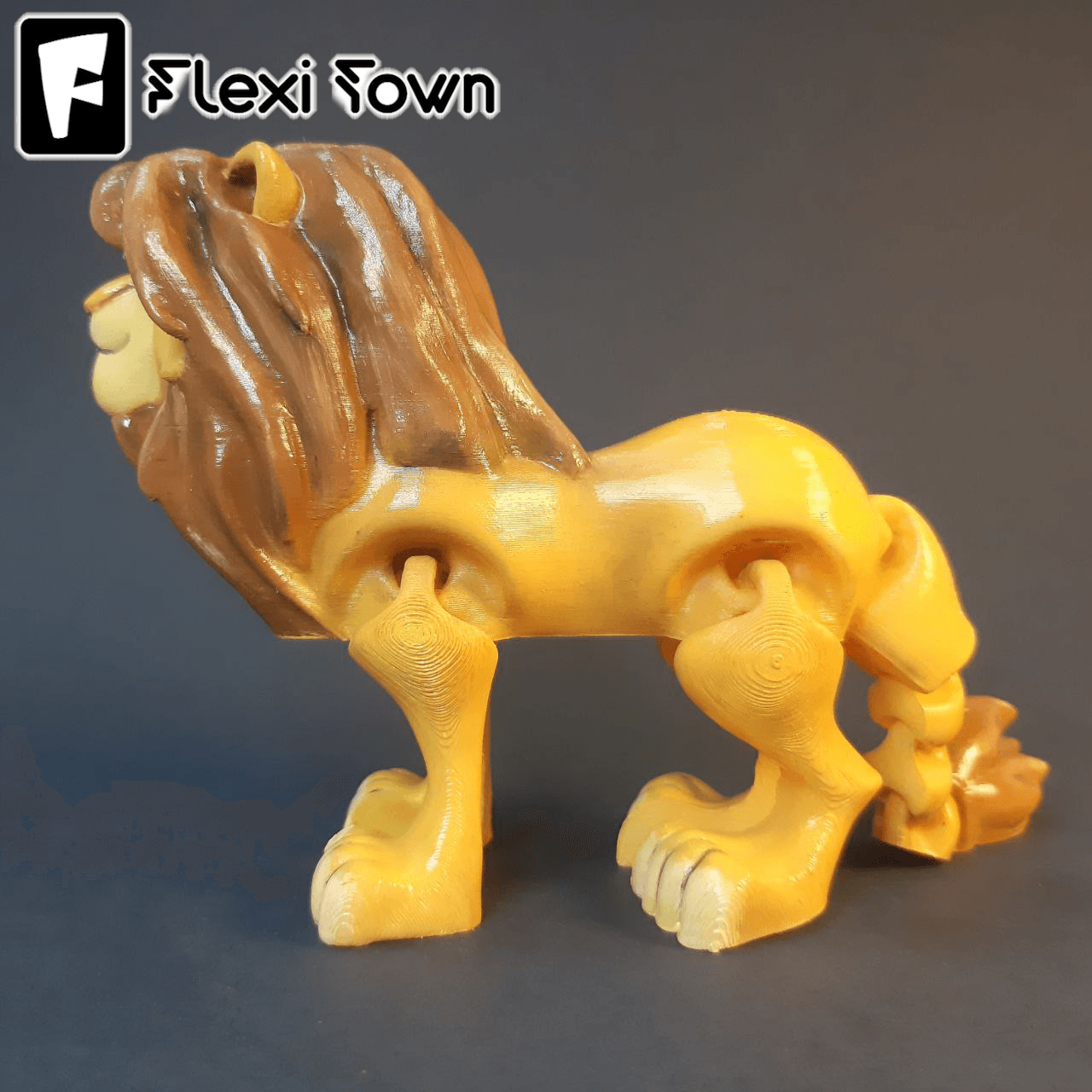 Flexi Print-in-Place Lion, The Lion King, Simba 3d model