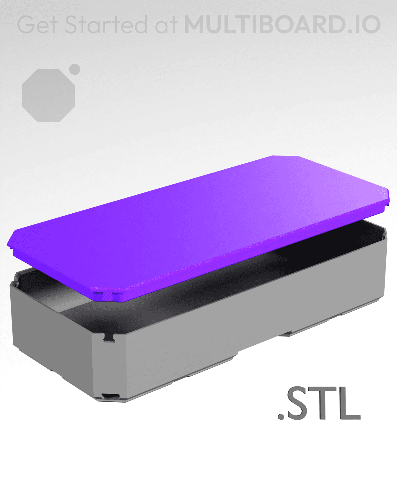 2x1 - Multibin Top - STL Remixing File 3d model