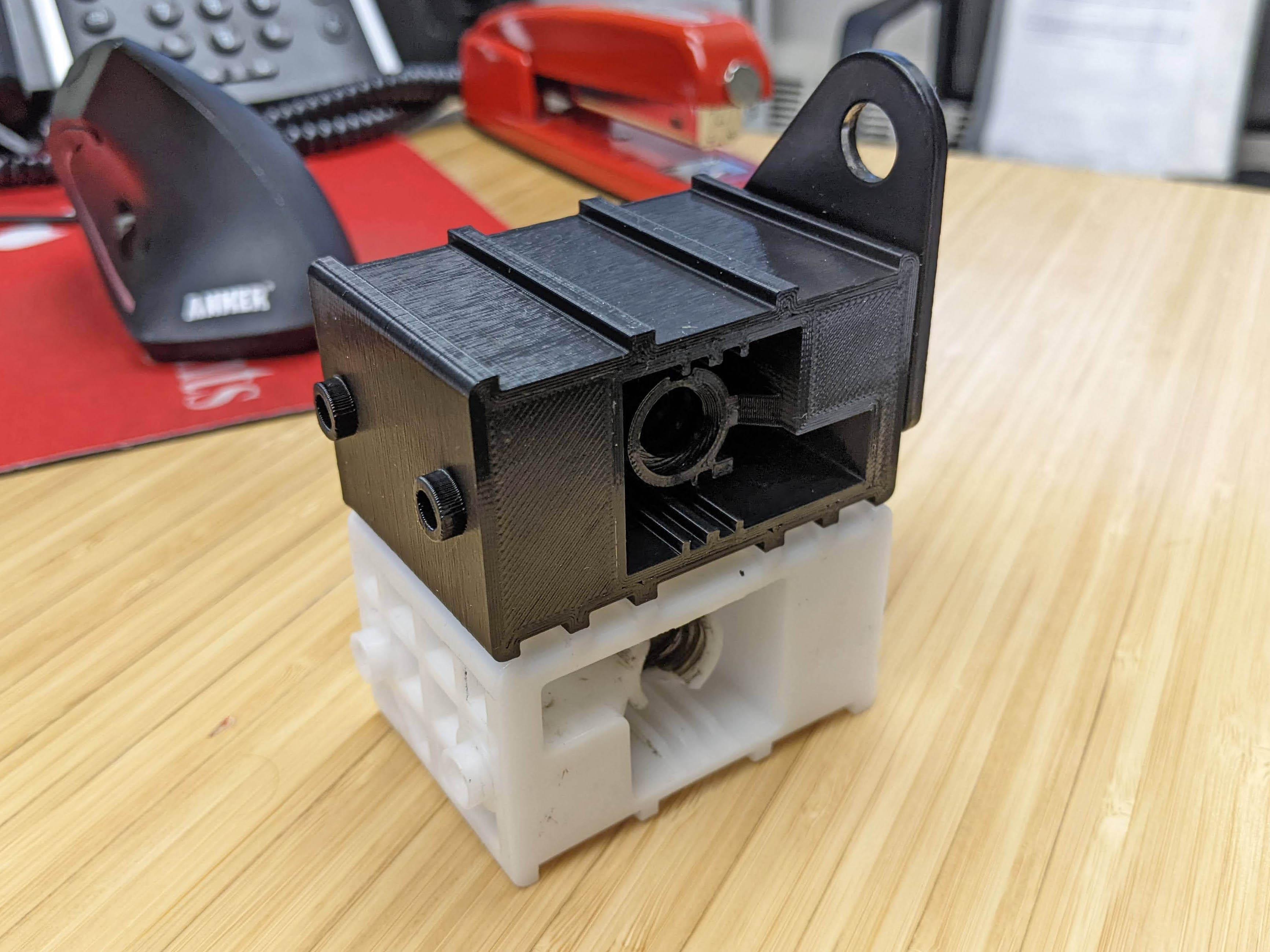 Powered Recliner Replacement Actuator Block 3d model