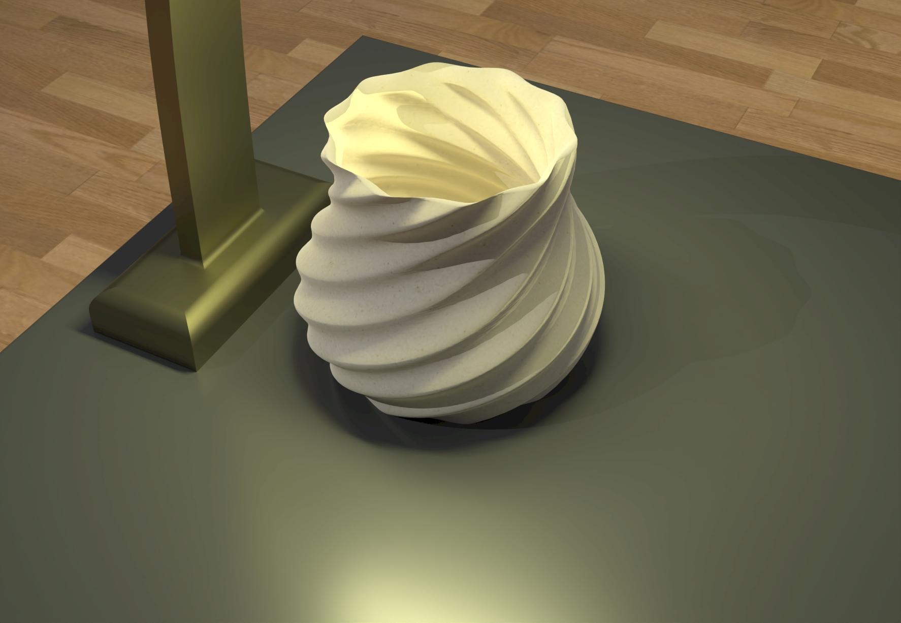 vaso spirale.stl 3d model