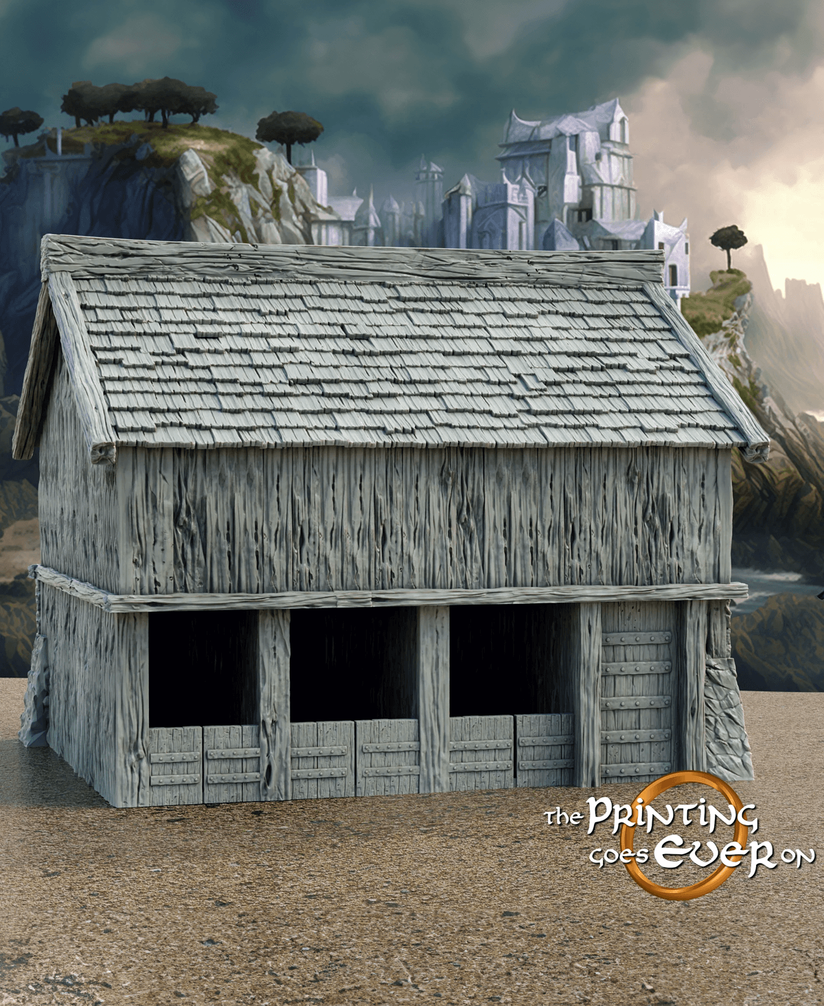 Stables 3d model