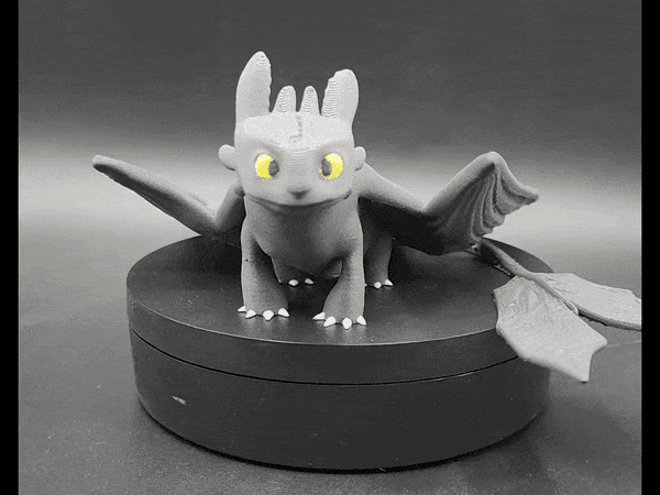 Cute Toothless Bobblehead 3d model