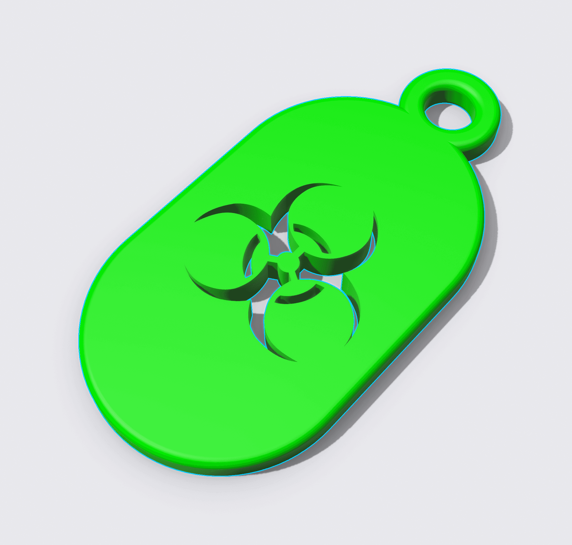 Key Fob - Biohazard 3d model