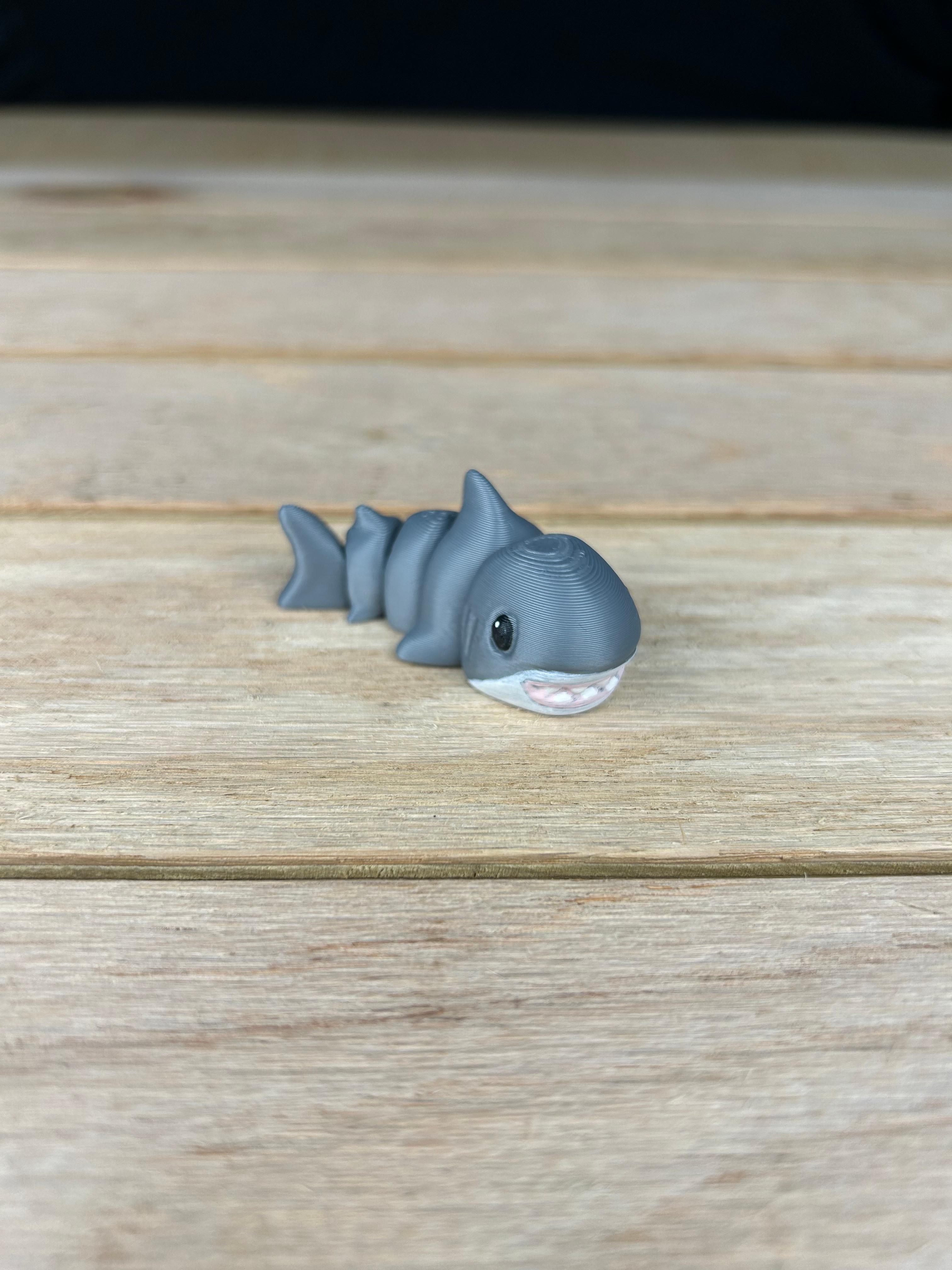 Sharkie Showing Teeth Fidget 3d model