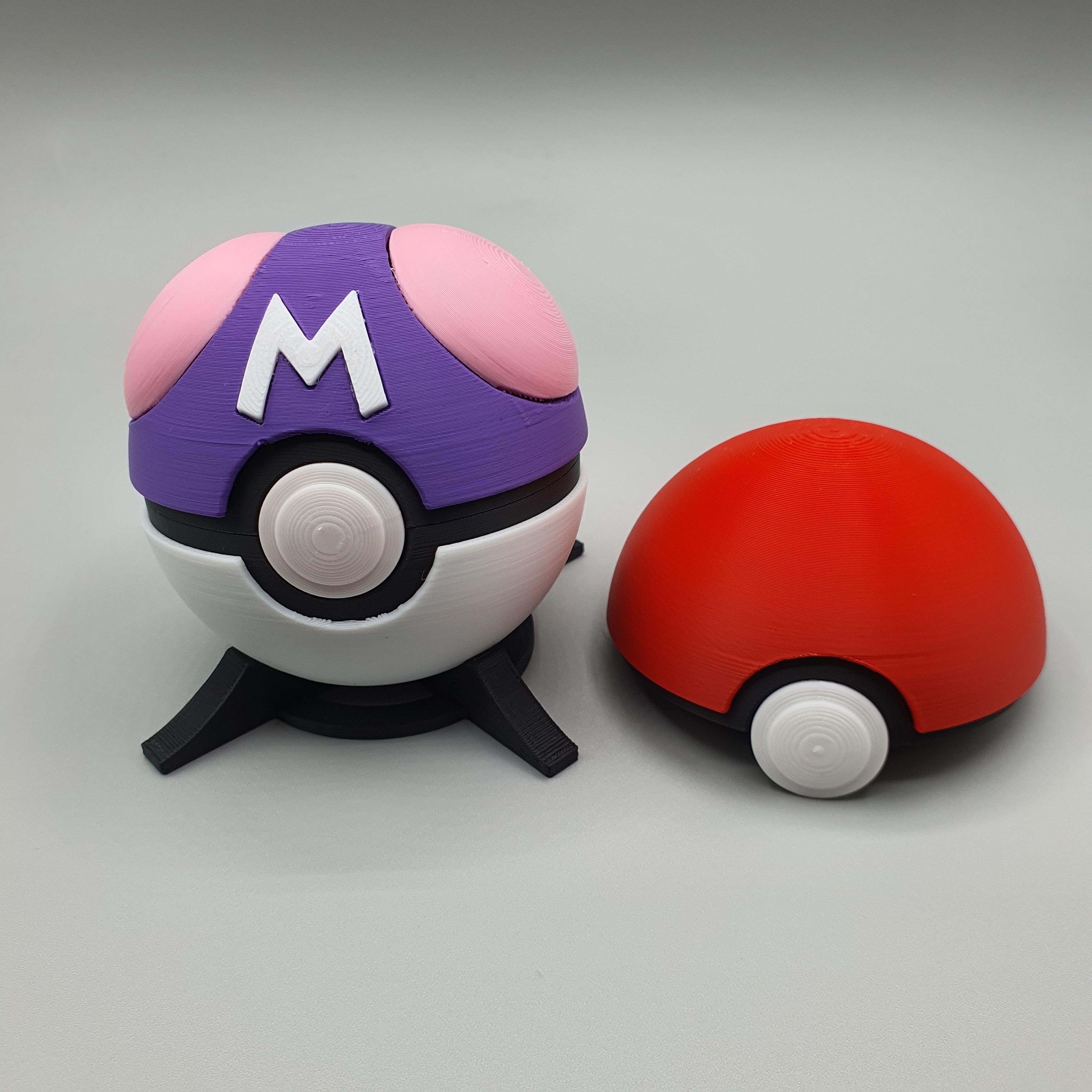 POKEMON MASTER BALL CONTAINER SWAPPABLE 3d model