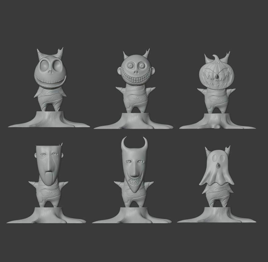 HALLOWEEN KOROK PACK FROM ZELDA AND THE NIGHTMARE BEFORE CHRISTMAS 3d model