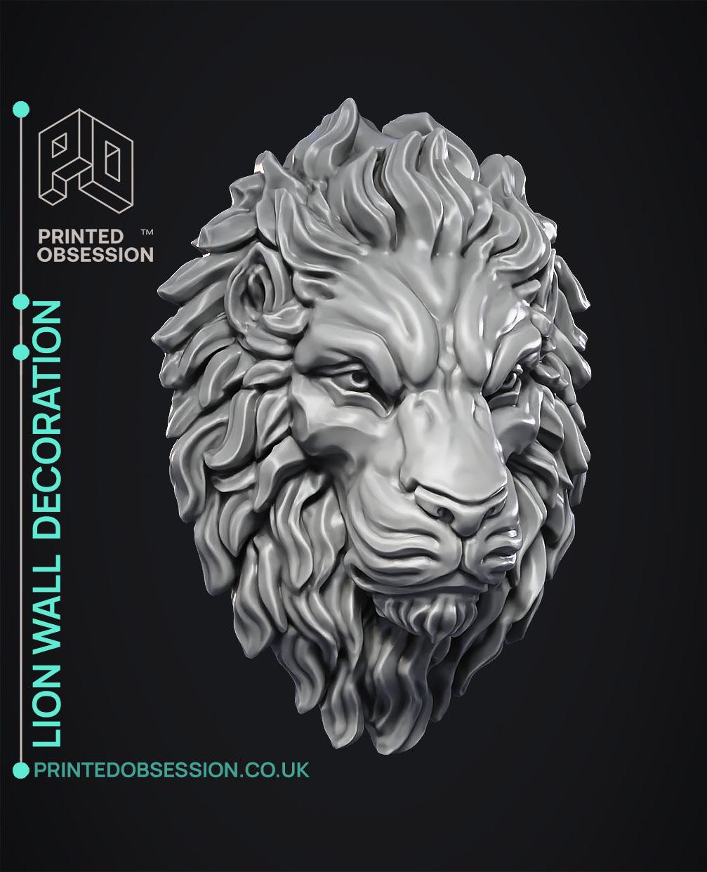 Lion - Wall Decoration 3d model