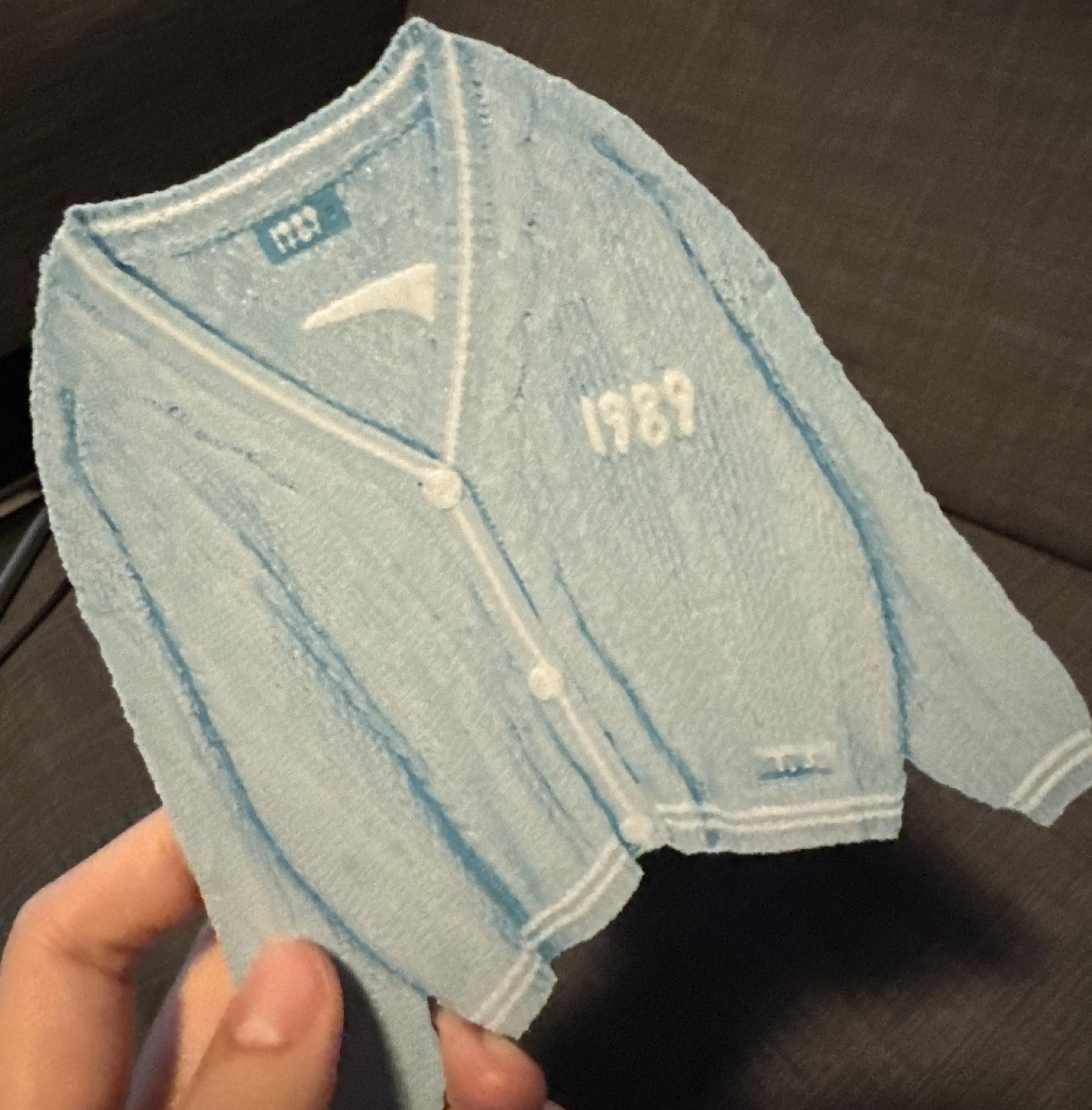 Taylor Swift 1989 Cardigan - Hueforge Print 3d model