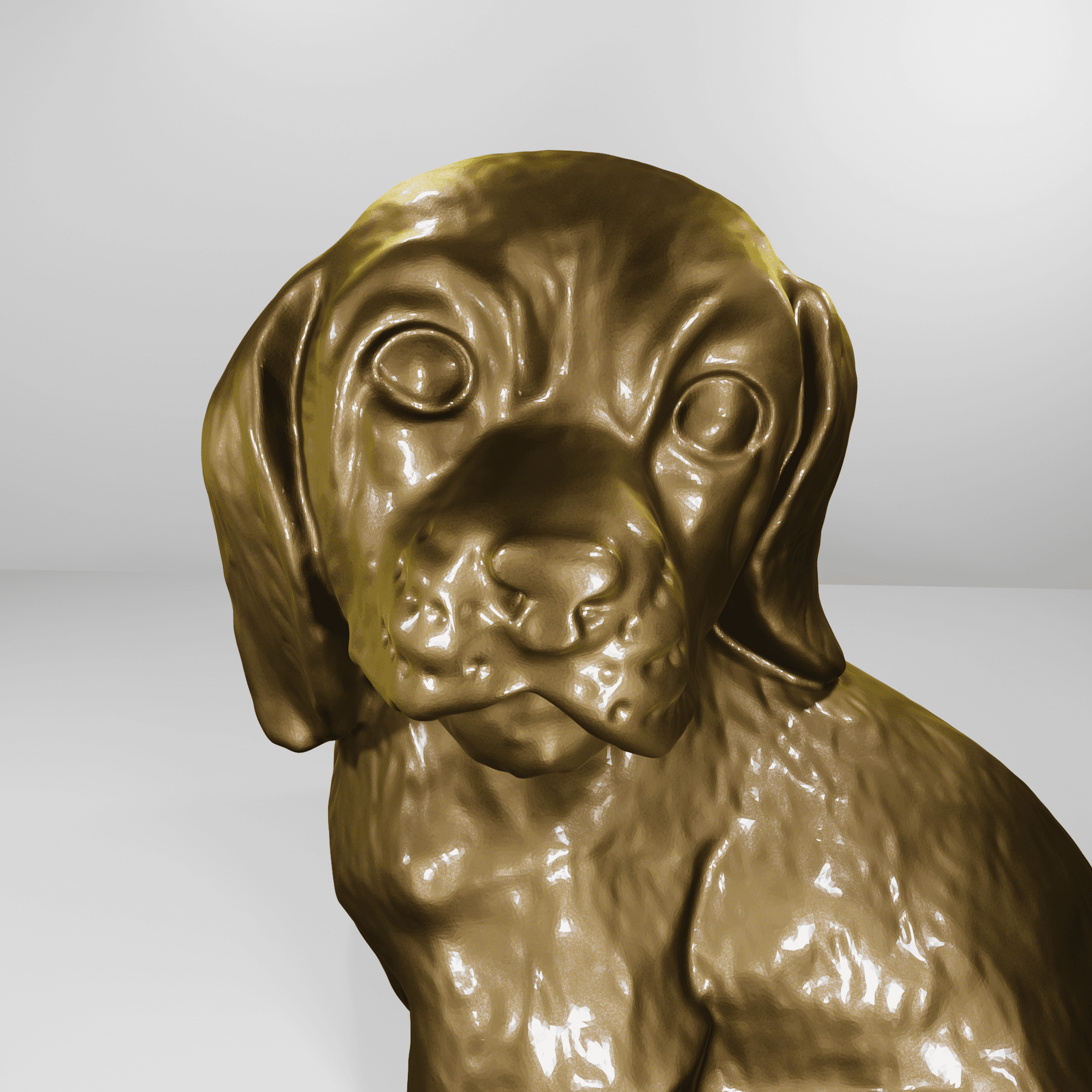 beagle puppy 3d model