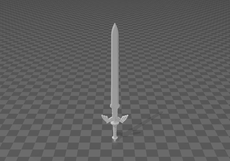 One Piece Master Sword Legend Of Zelda 3d model