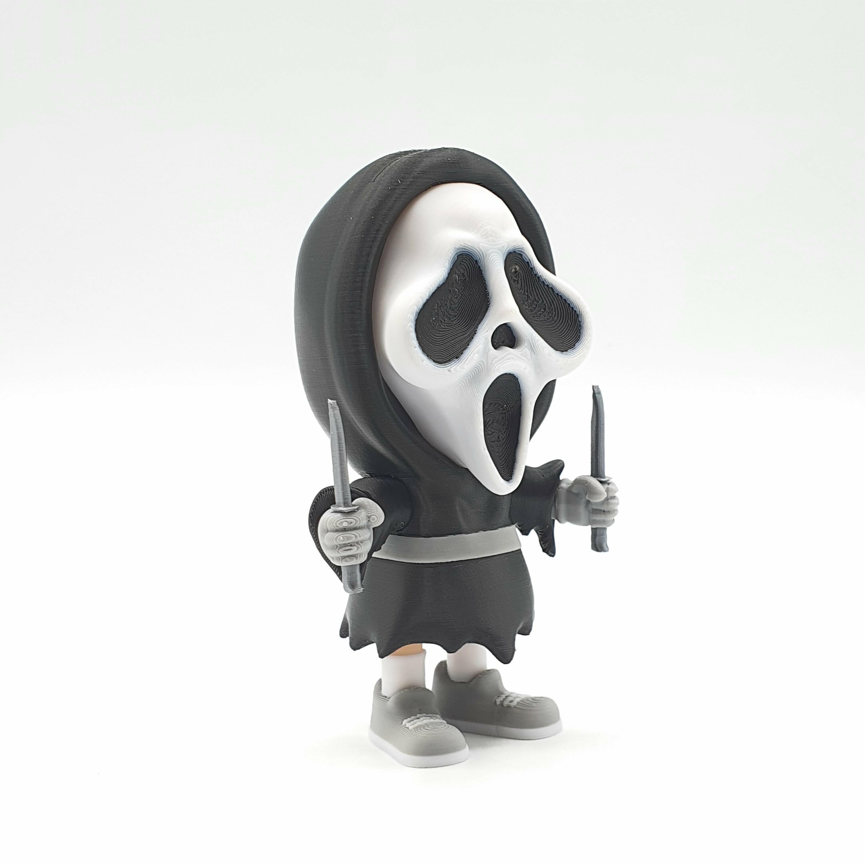 GHOST FACE SCREAM HALLOWEEN CHIBI 3d model