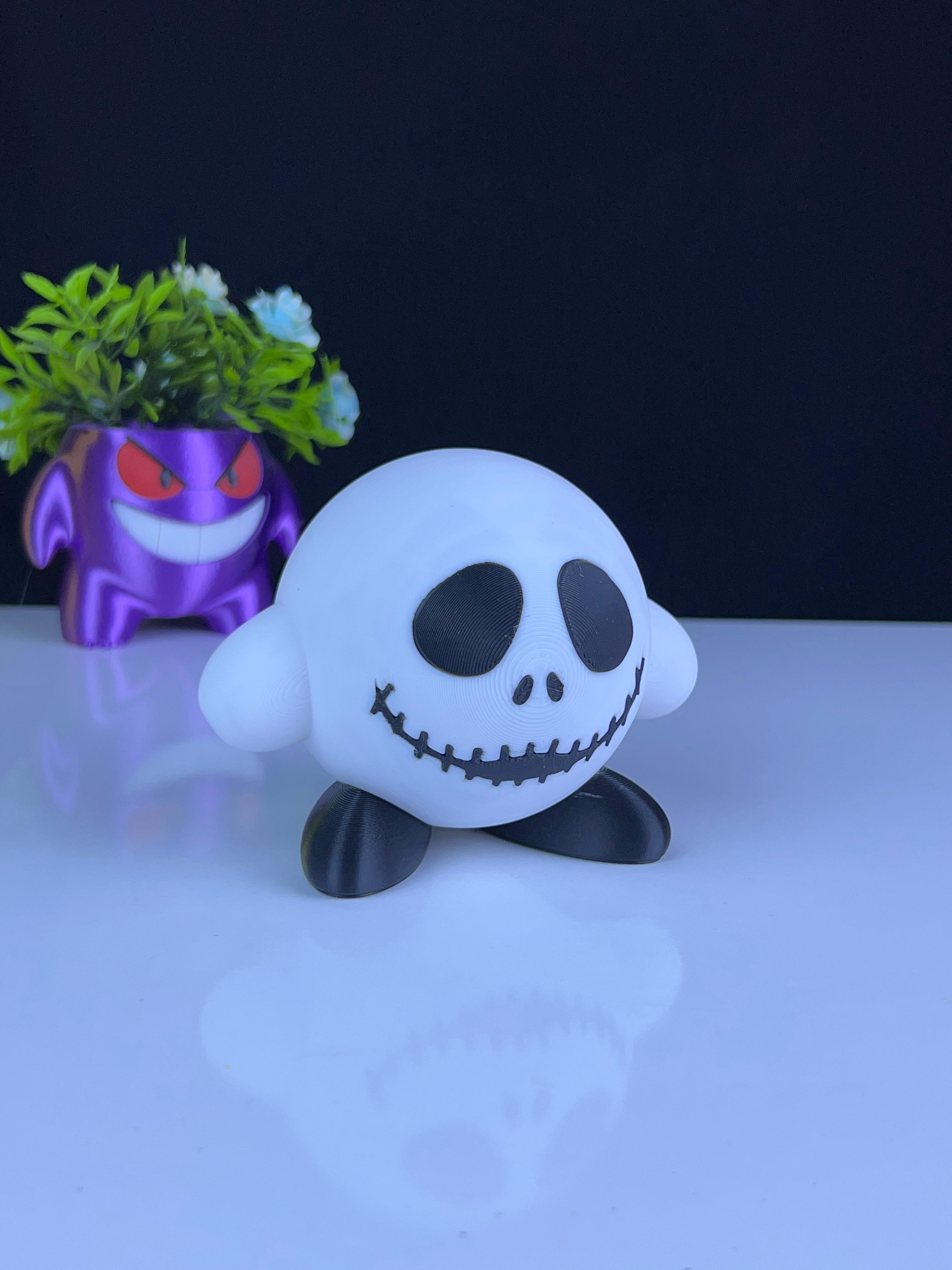 Skellington Kirby - Multipart 3d model