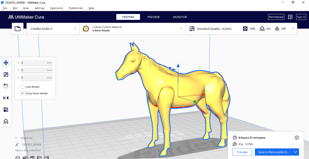 Horse 3d model