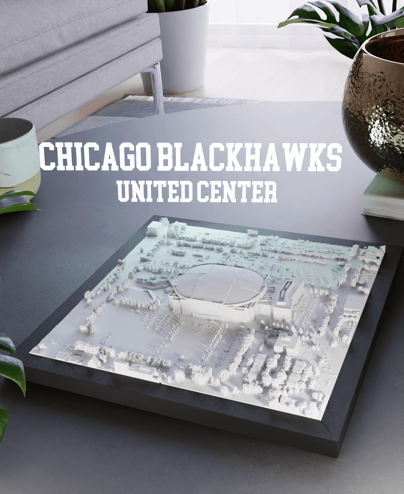 Chicago Blackhawks - United Center 3d model