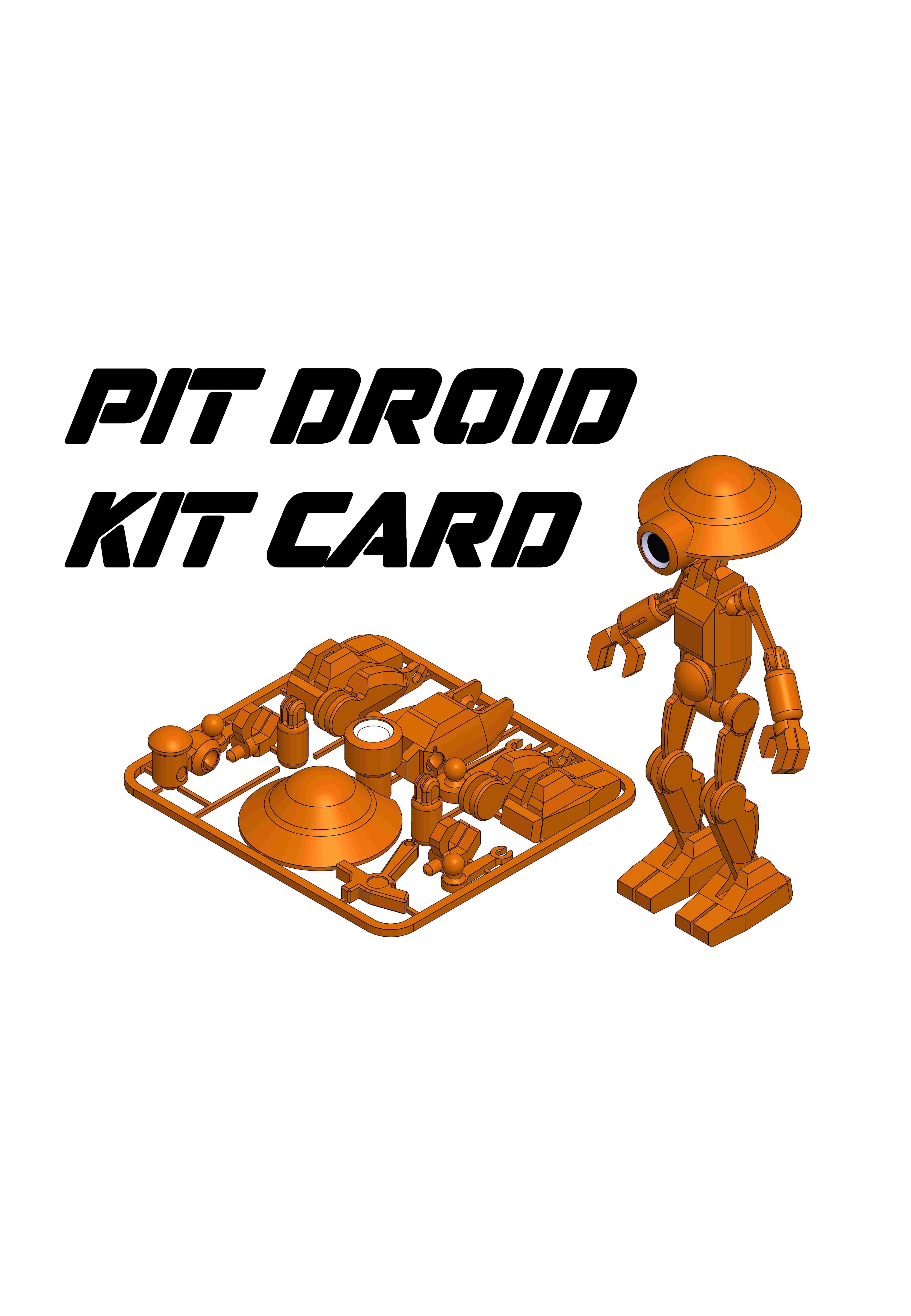 Star Wars Pit Droid Kit Card 3d model