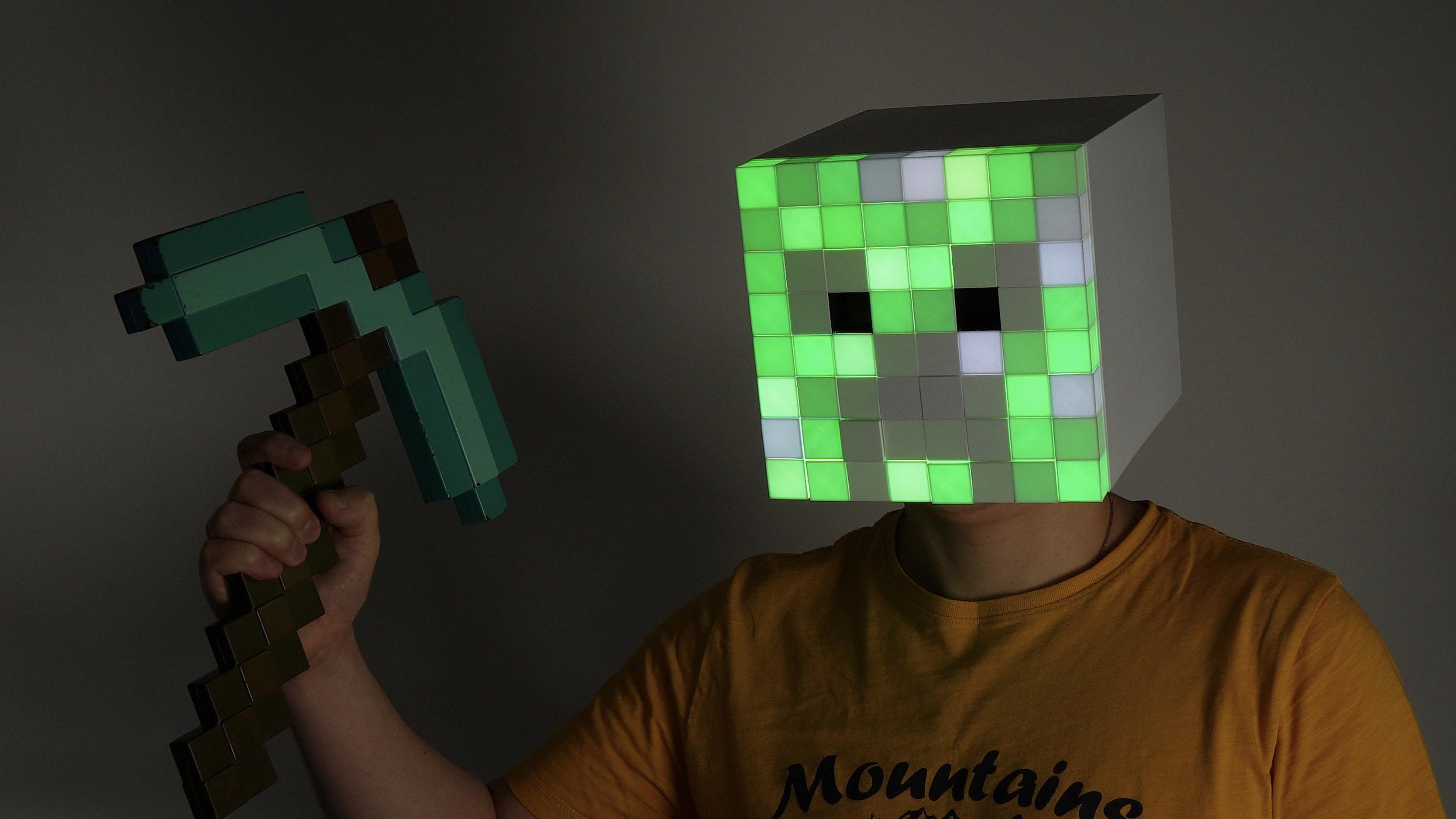 Minecraft mask for Halloween 3d model