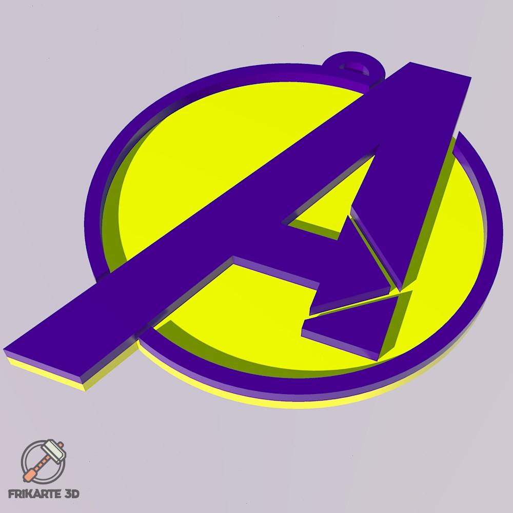 The Avengers Keychain 3d model