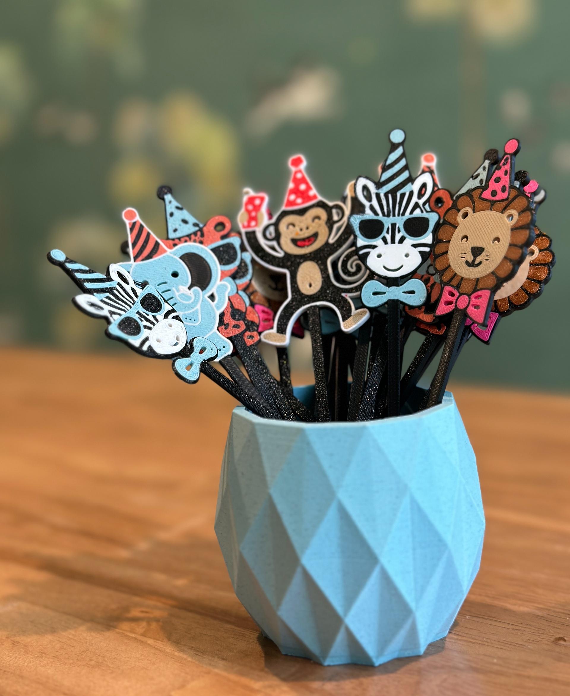 Party Animals ~ Stir Sticks 3d model