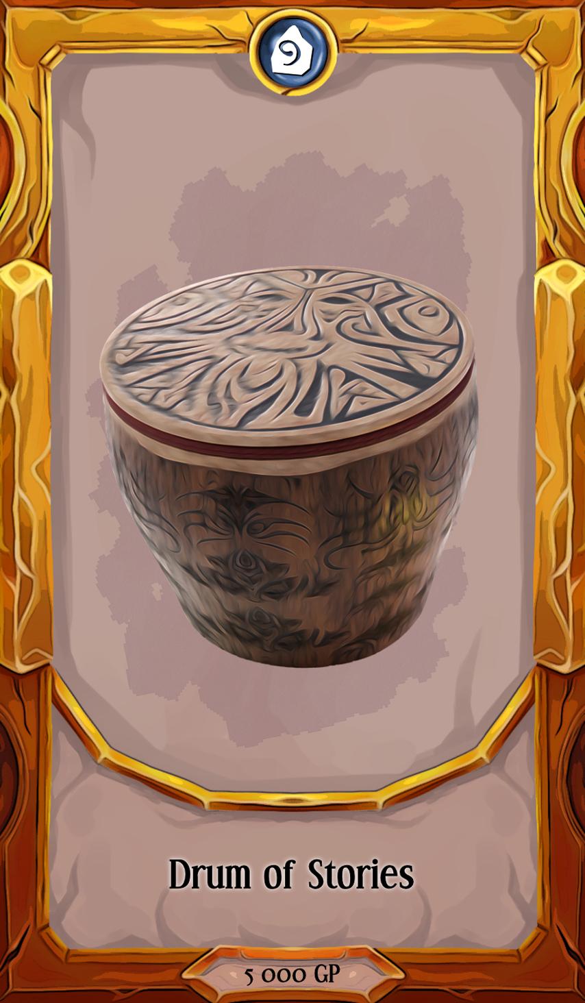 Tribal Drum 3d model