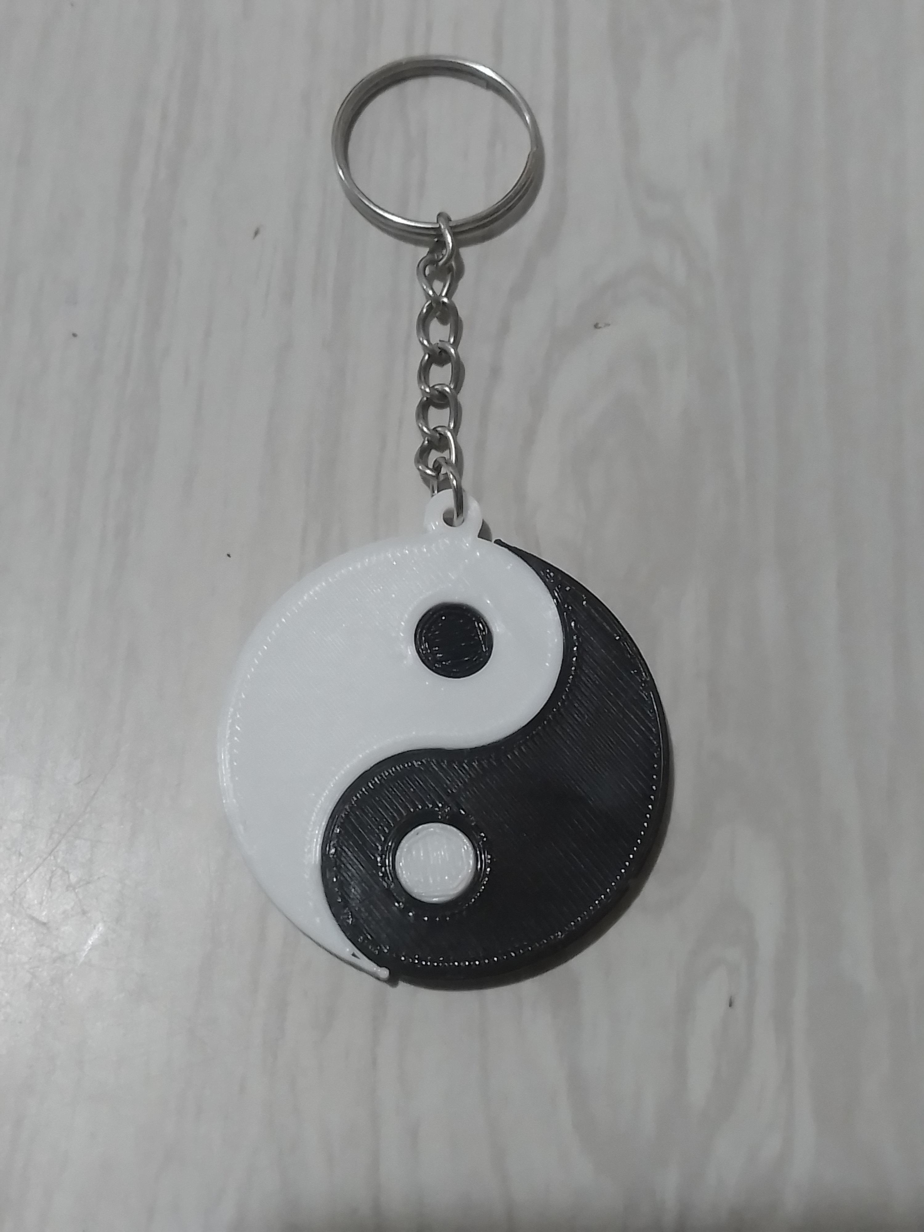 Yin Yang Llavero  3d model