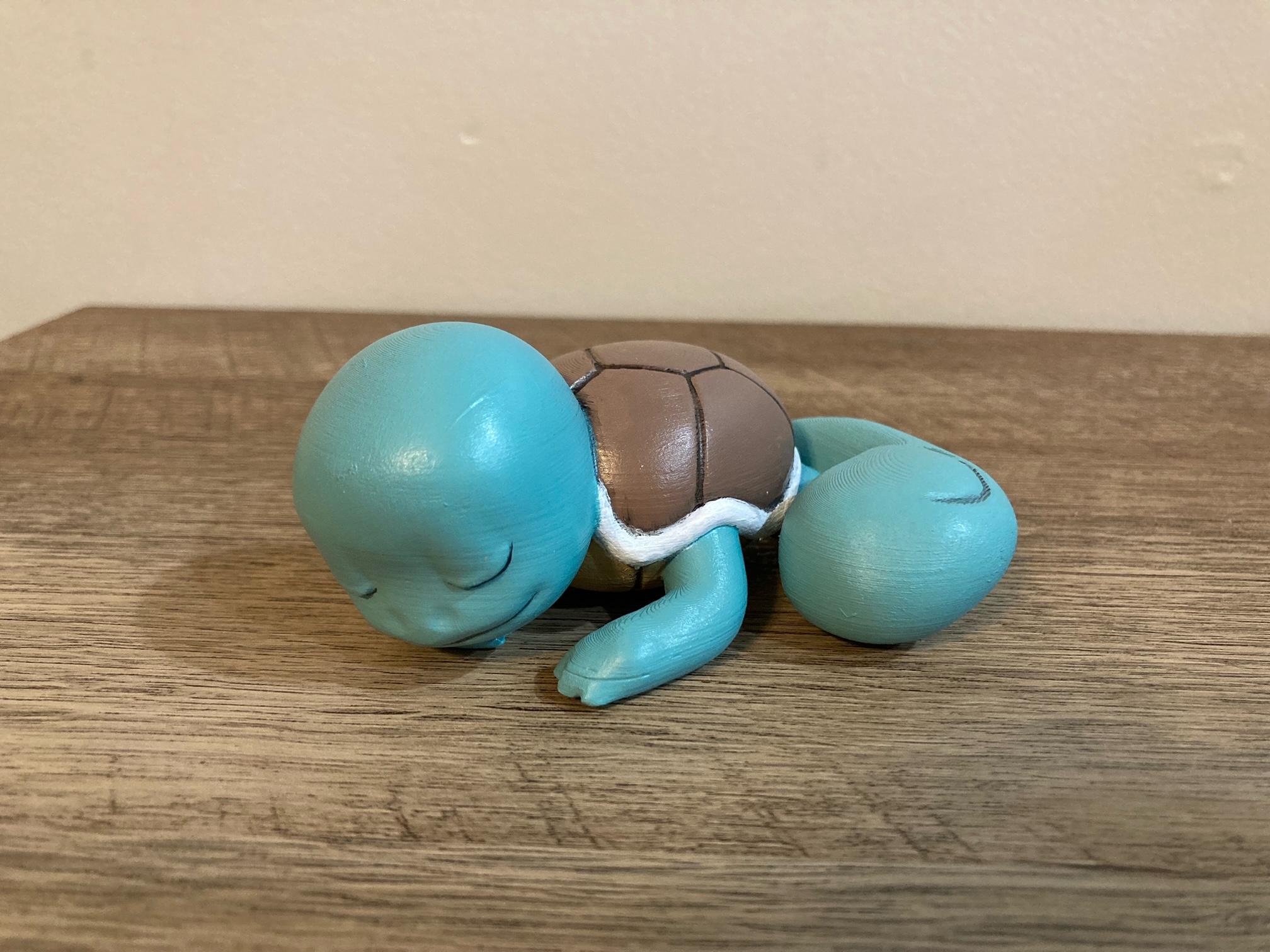 Sleepy Squirtle 3d model