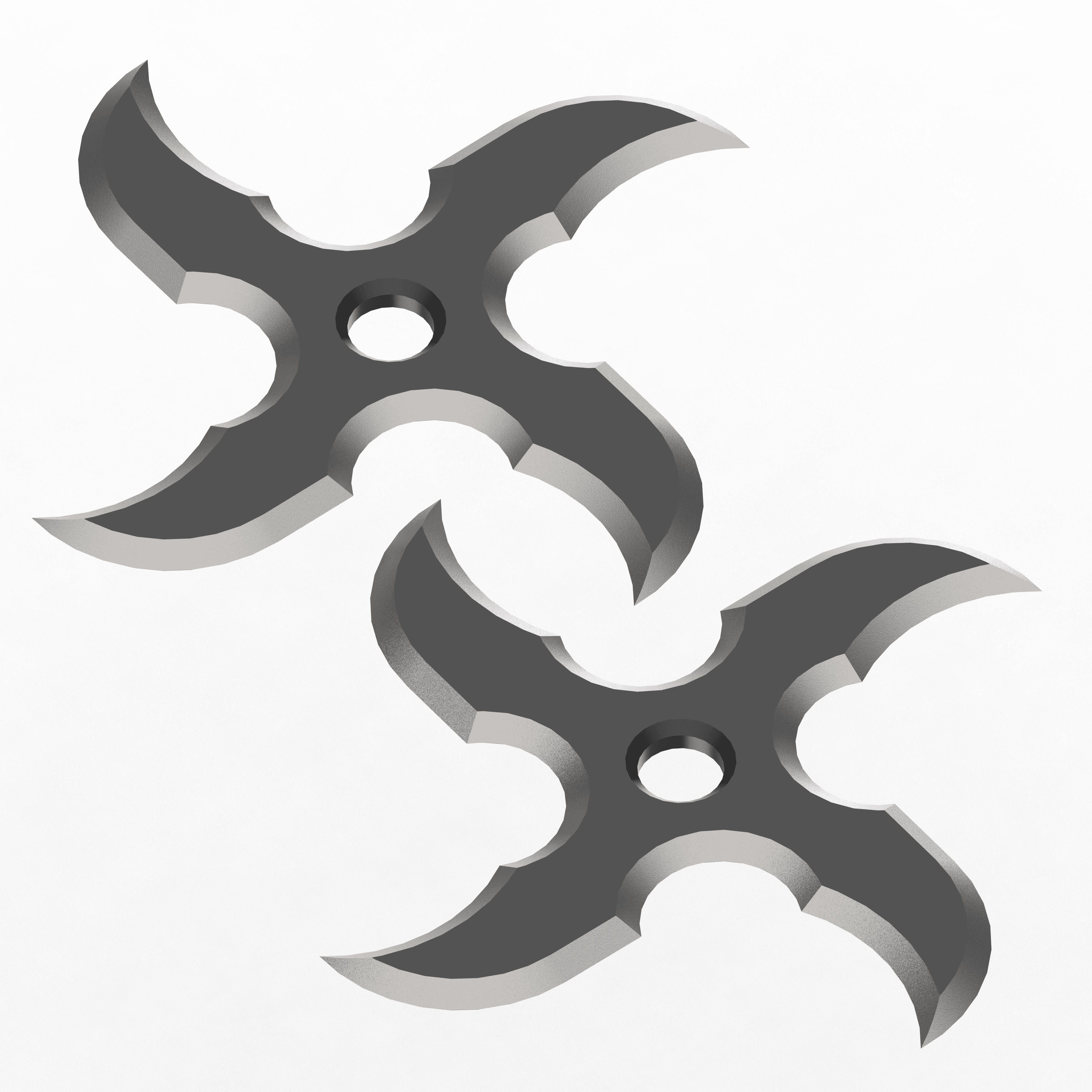 Shuriken 2 3d model