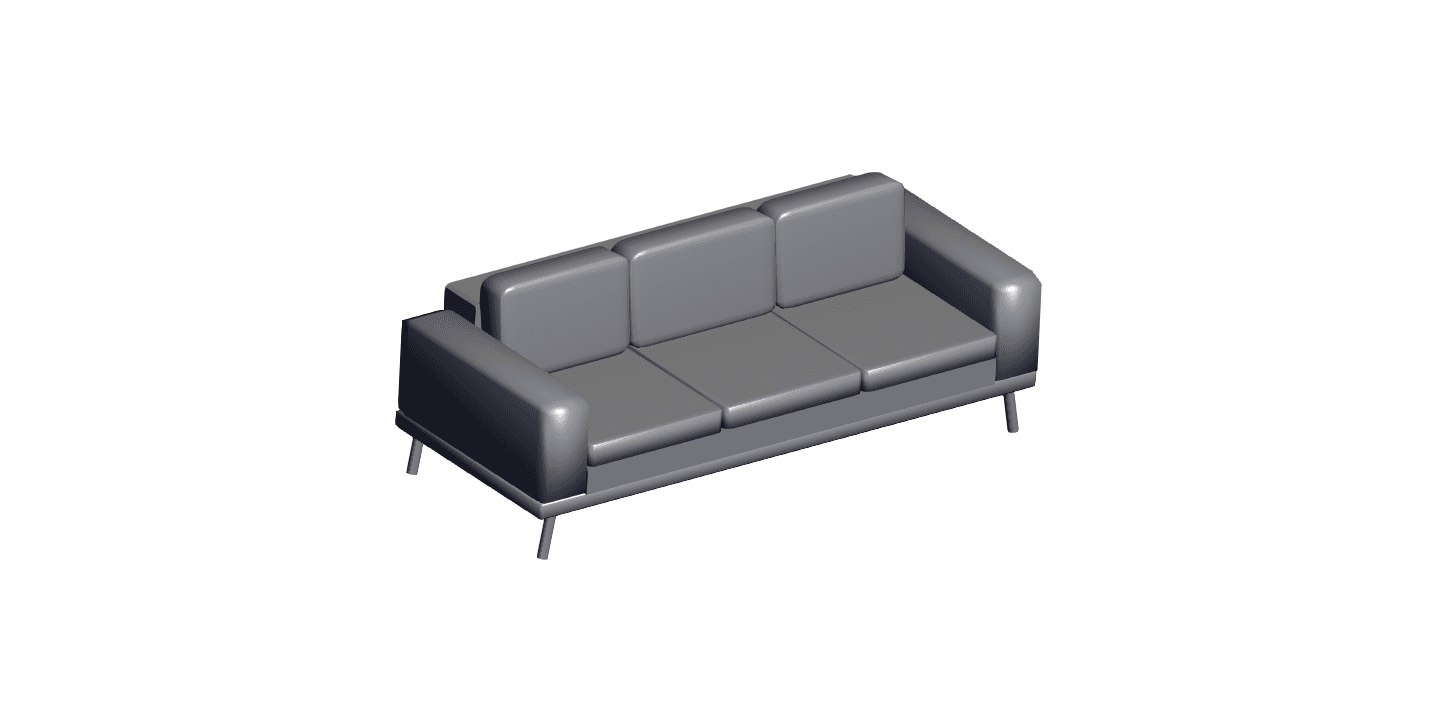 sofa.obj 3d model