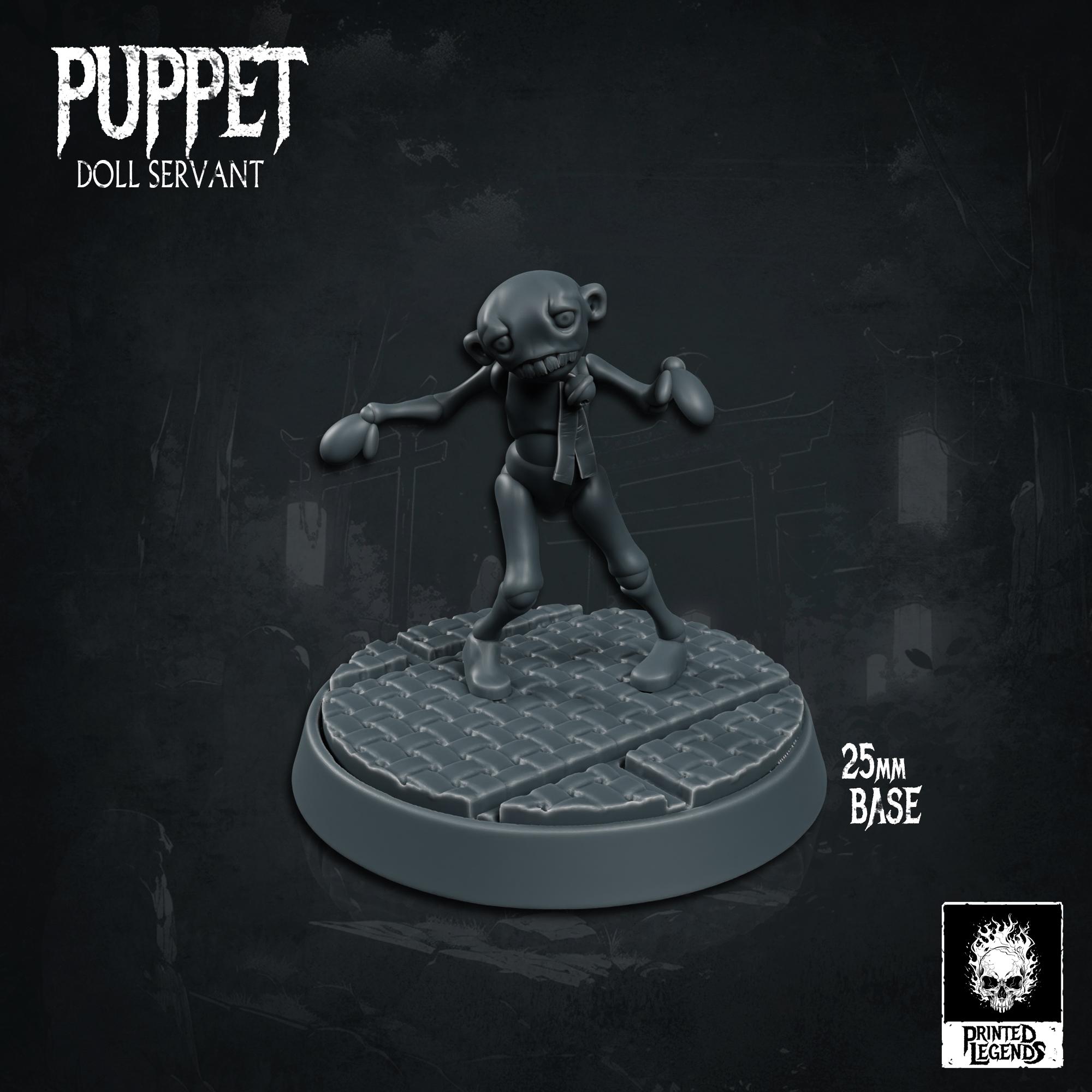 Puppet 01 (25mm Base) 3d model