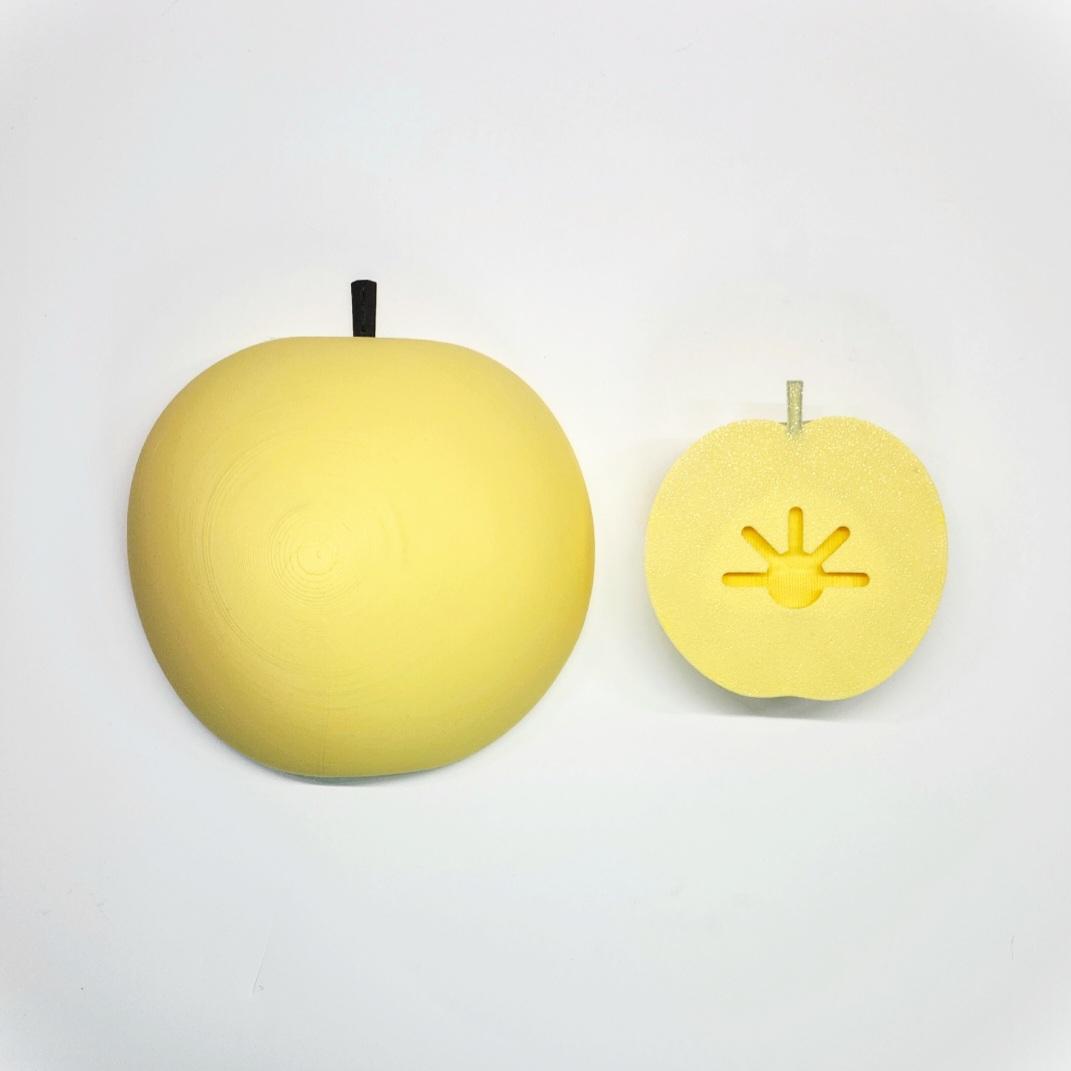 Jumbo Pear-Themed Decorative Pop-Out 3D Wall Art Set :: The 'Low-Hanging Fruit' Collection 3d model