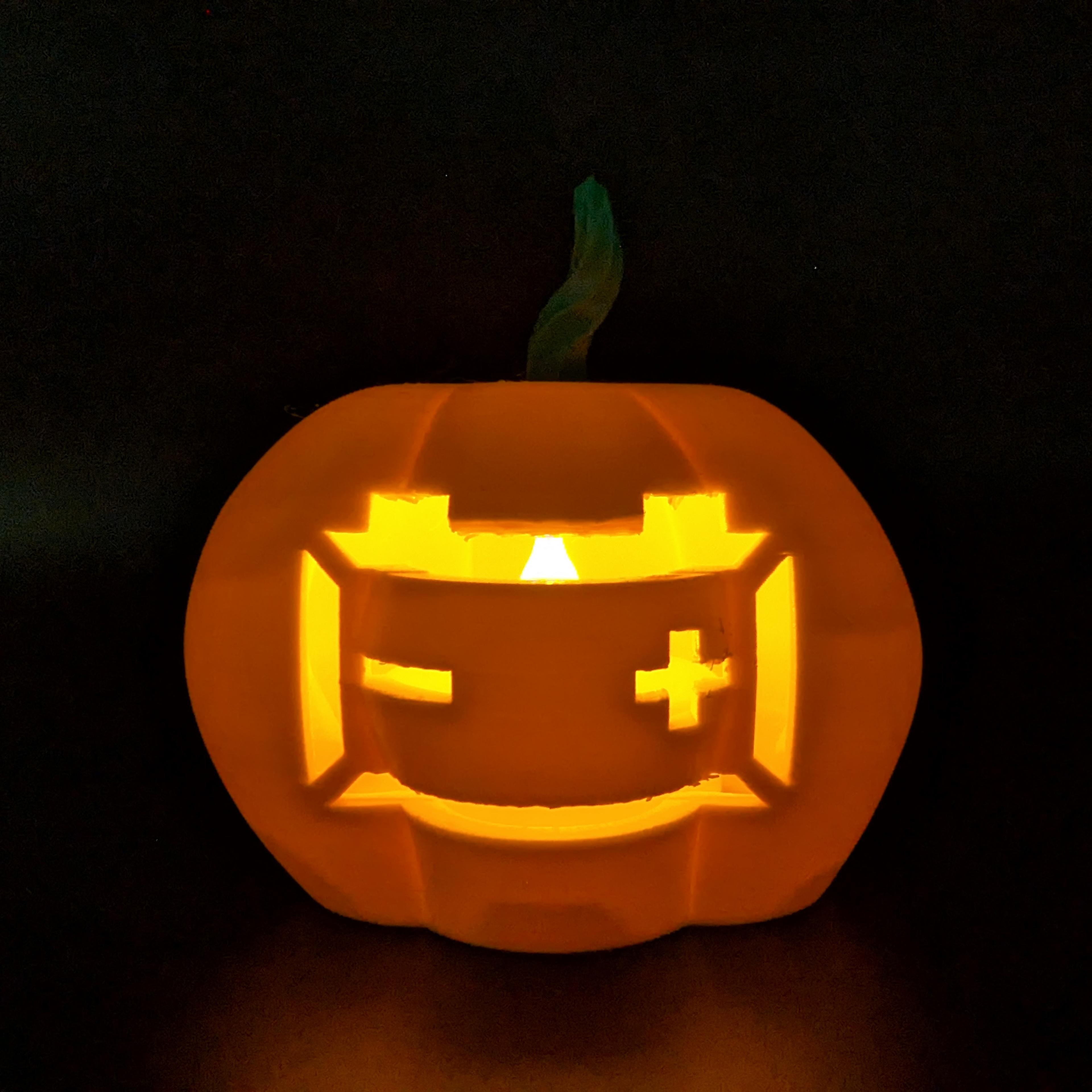 Battery failure pumpkin lamp.stl 3d model