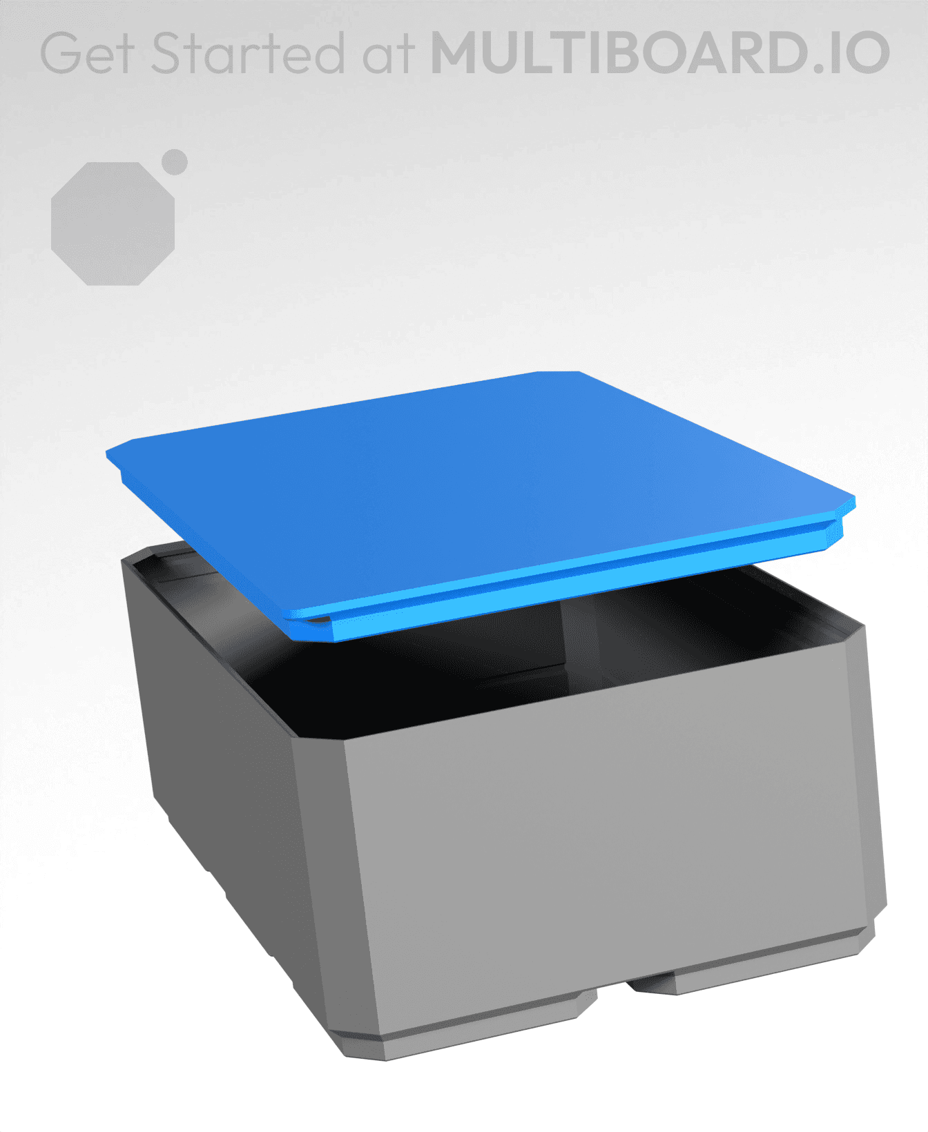 3x2 Drop In Tab Lid 3d model